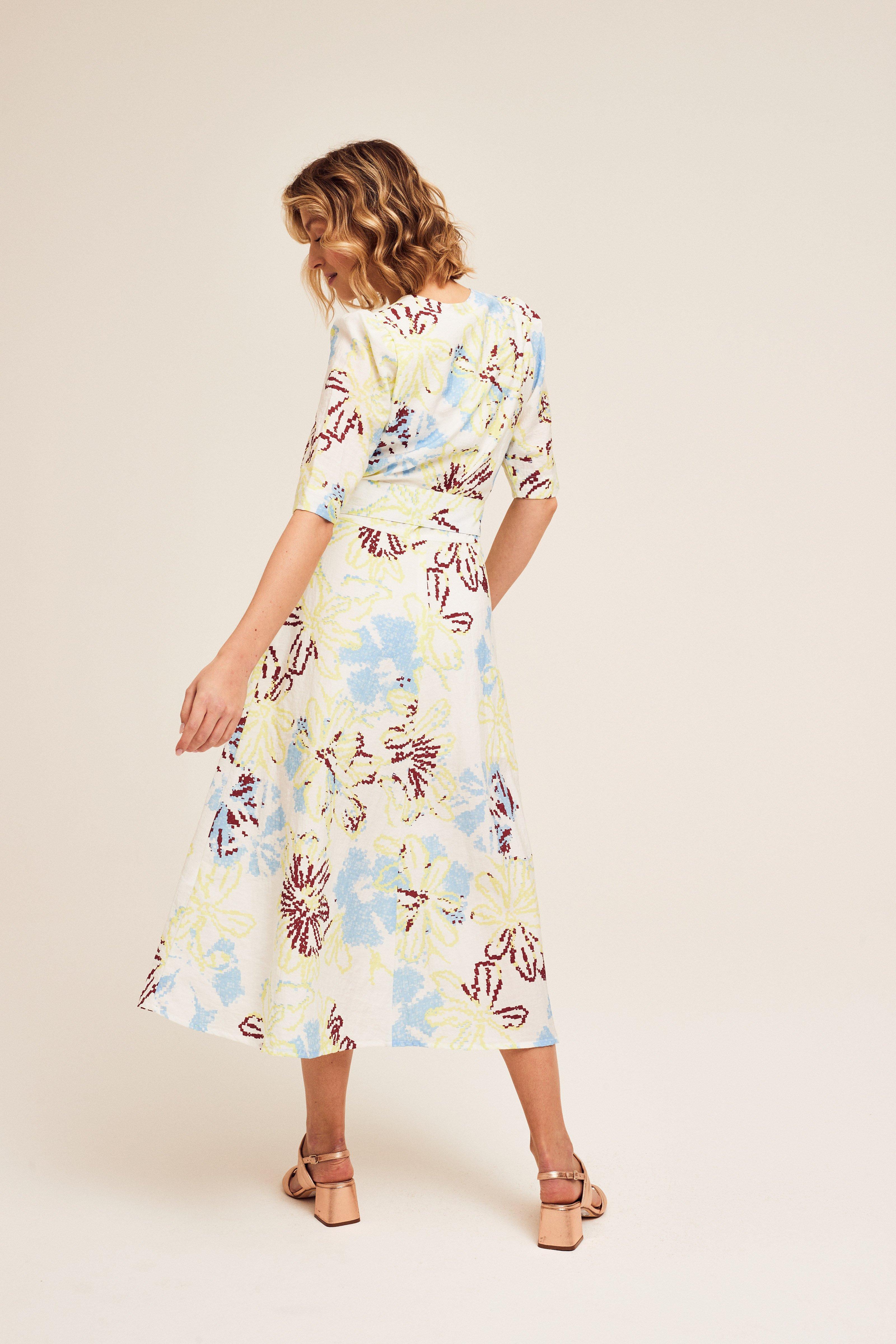 CKS Dames - FARGOS - robe midi - multicolore