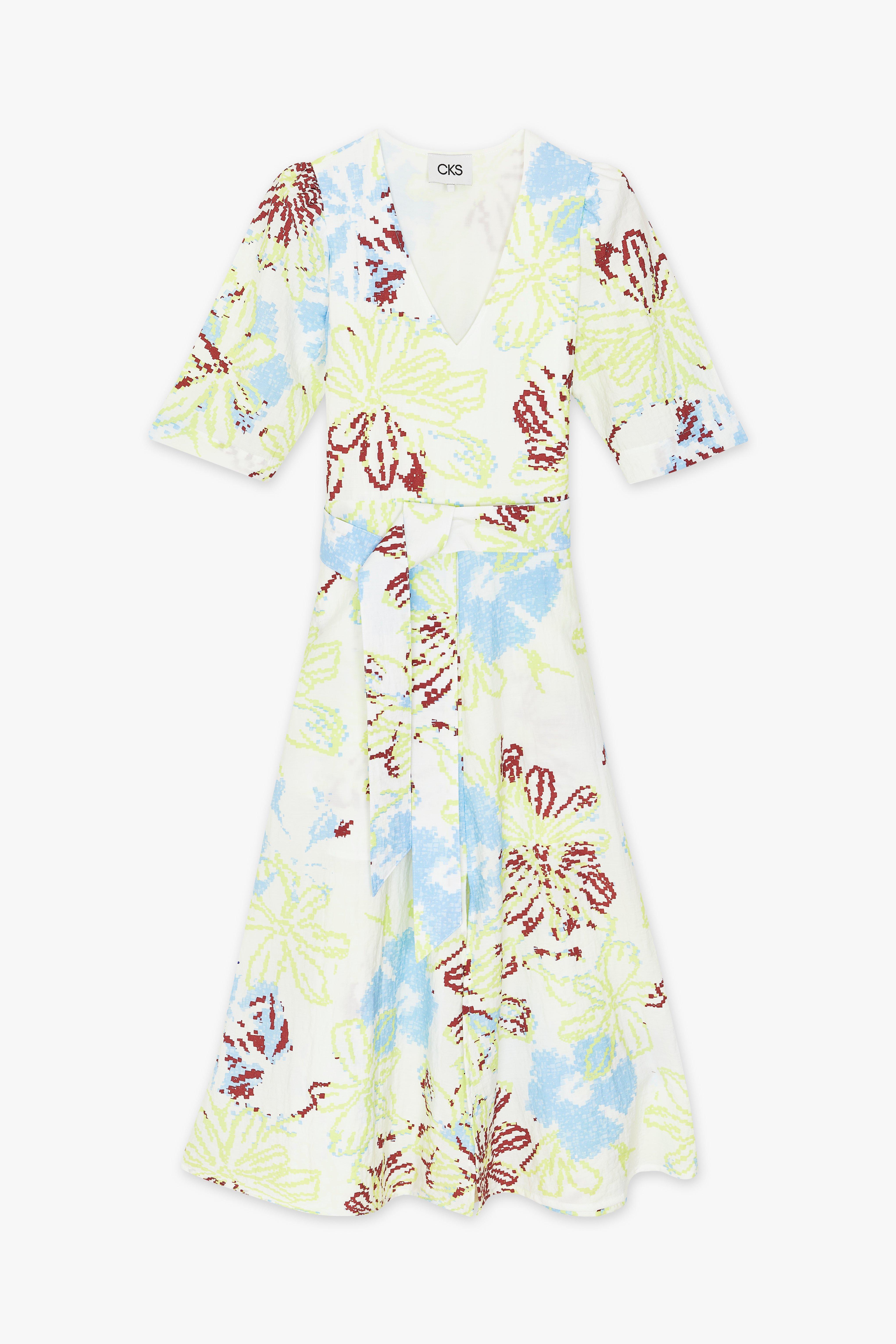 CKS Dames - FARGOS - robe midi - multicolore