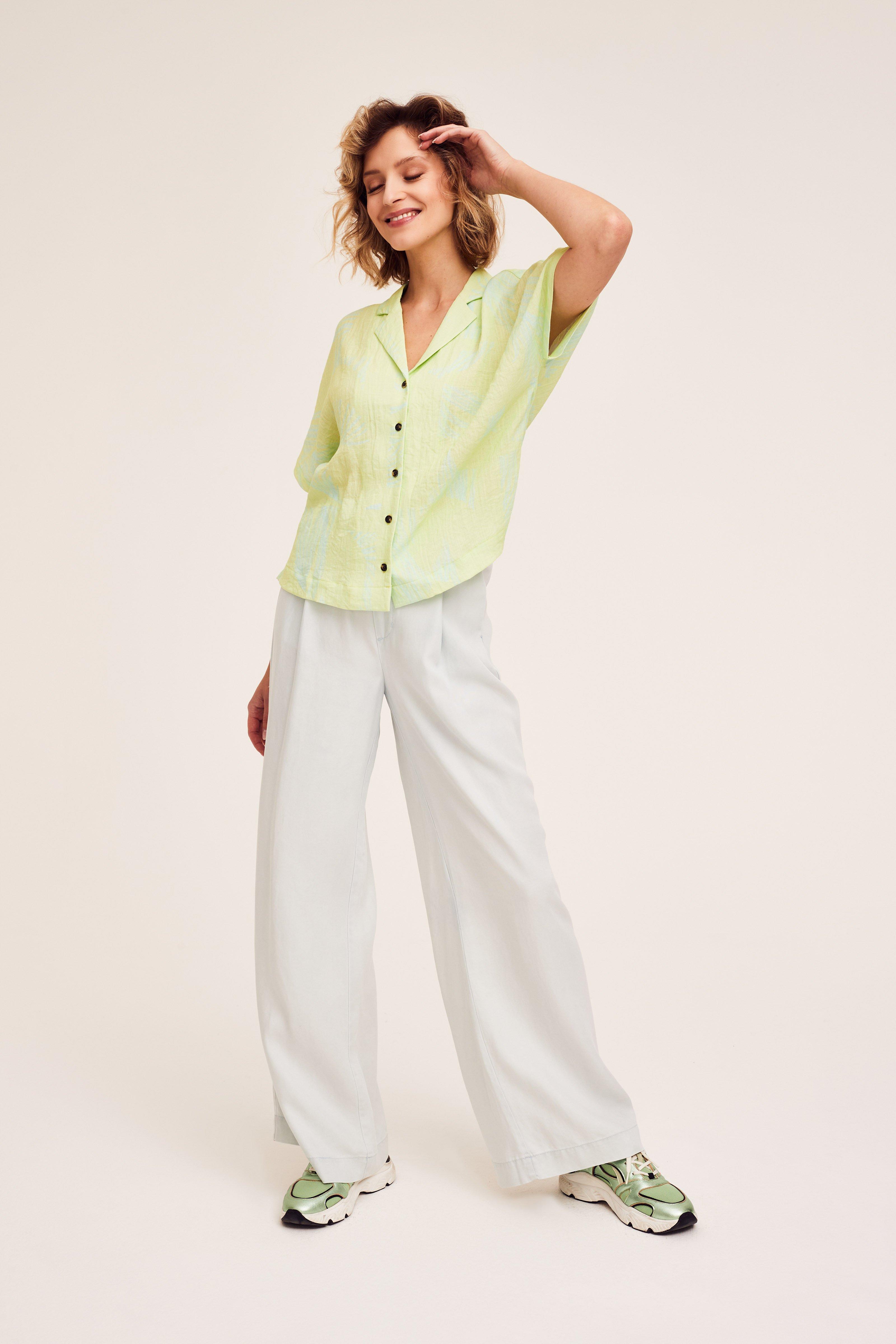 CKS Dames - RONELA - blouse lange mouwen - lichtgeel