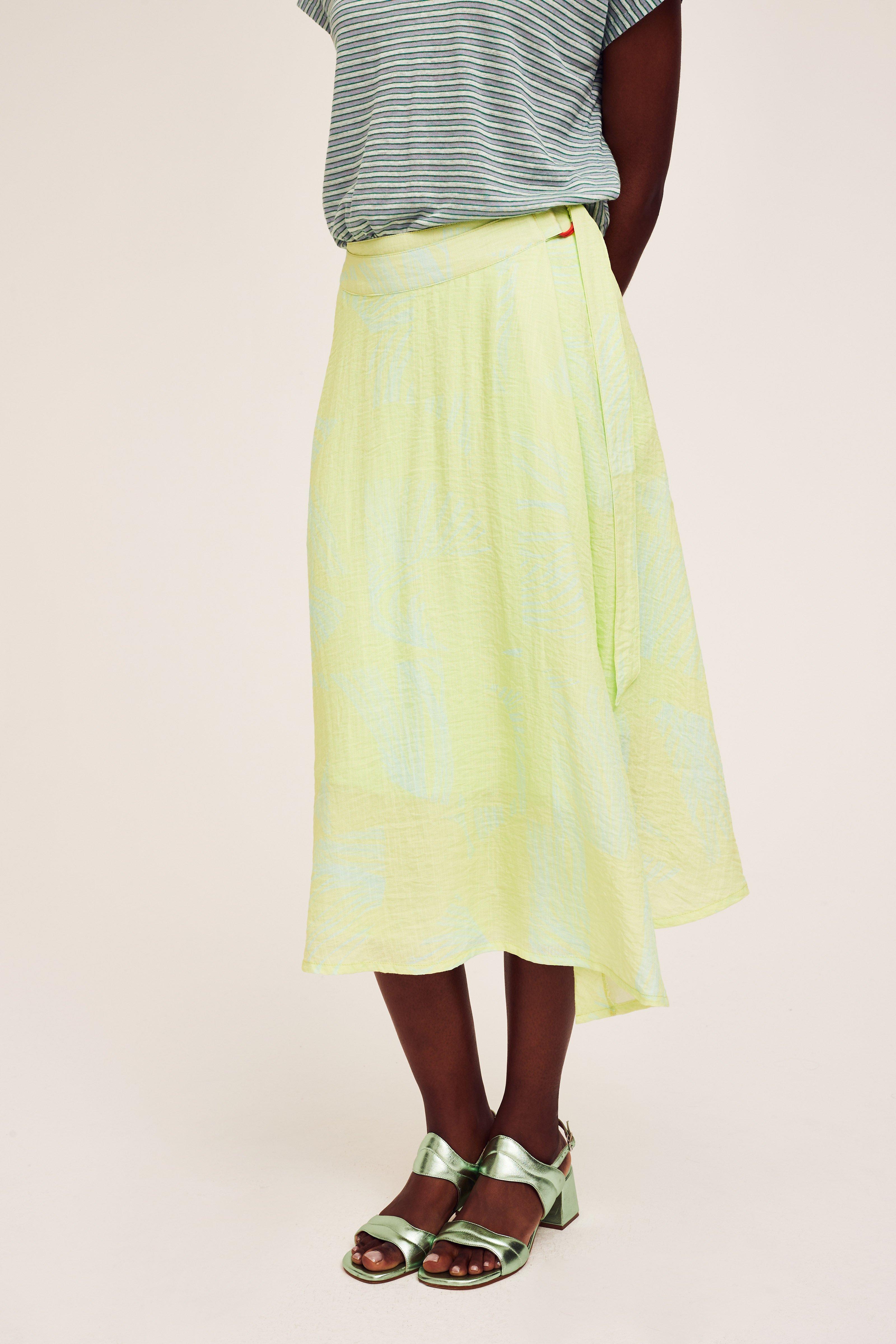 CKS Dames - NECHELA - midi skirt - light yellow