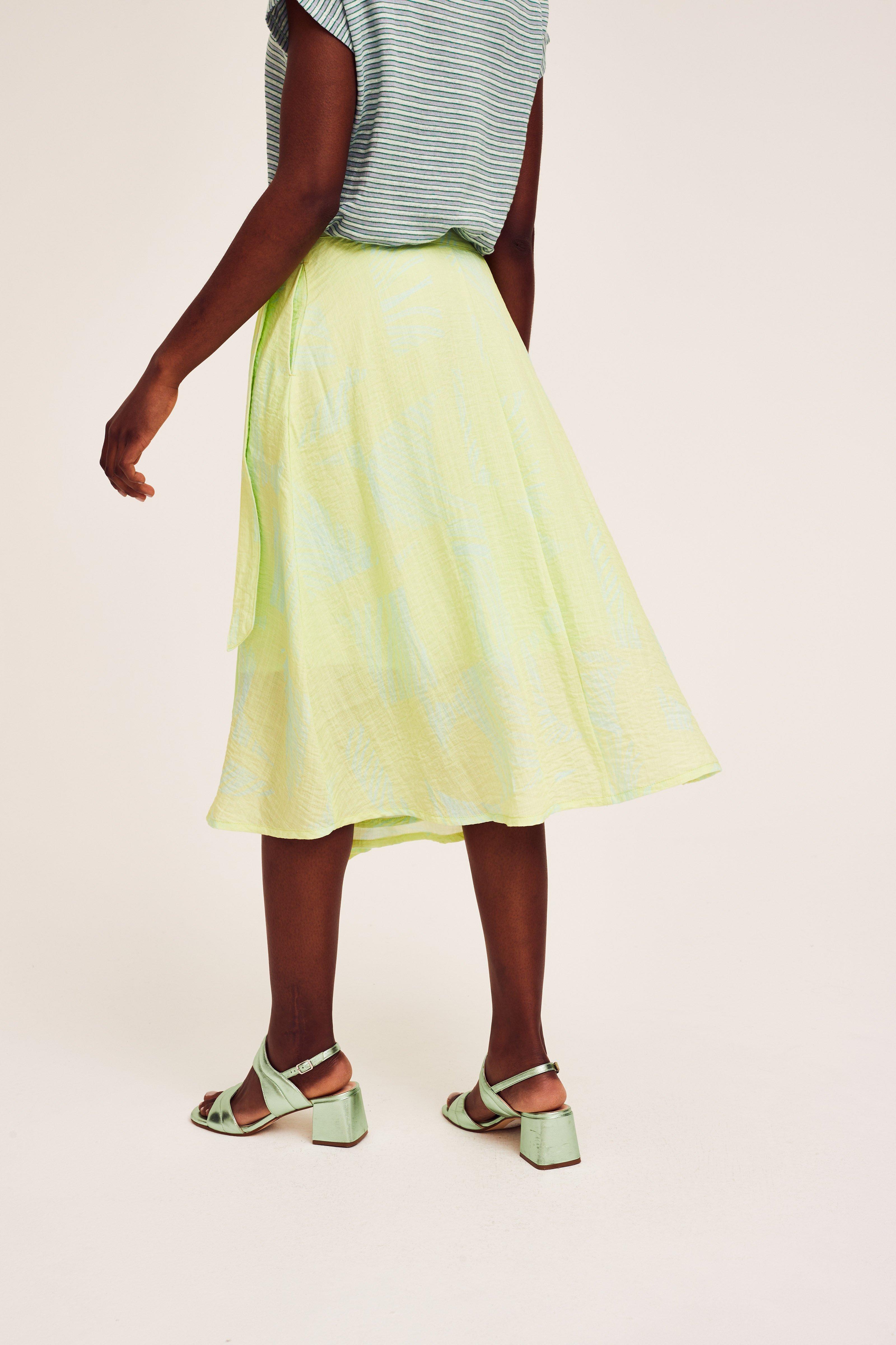 CKS Dames - NECHELA - midi skirt - light yellow