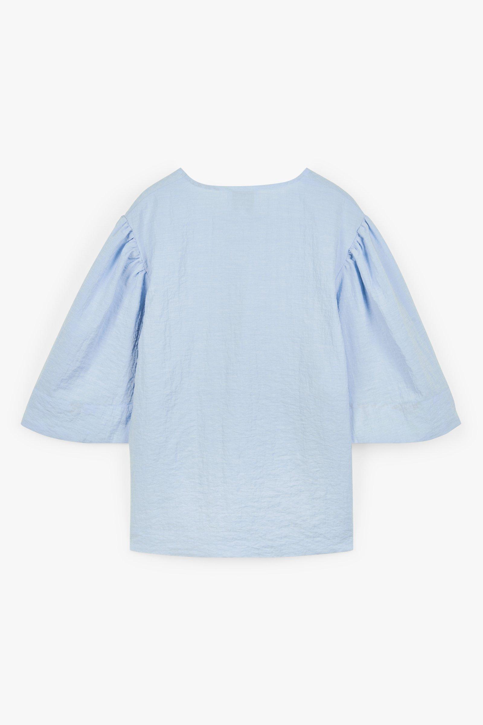 CKS Dames - ISLA - Bluse Lange Ärmel - Hellblau