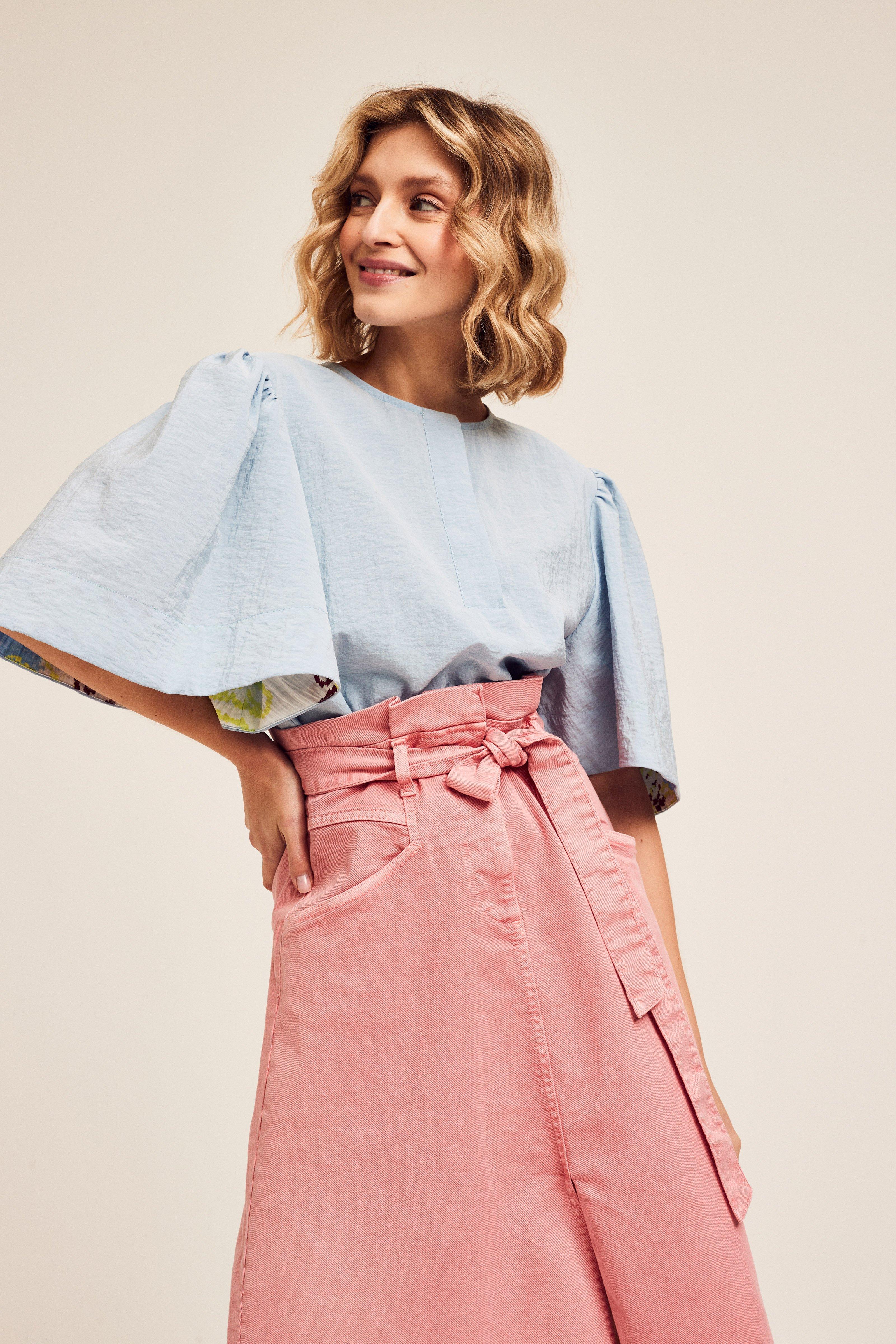 CKS Dames - ISLA - blouse long sleeves - light blue