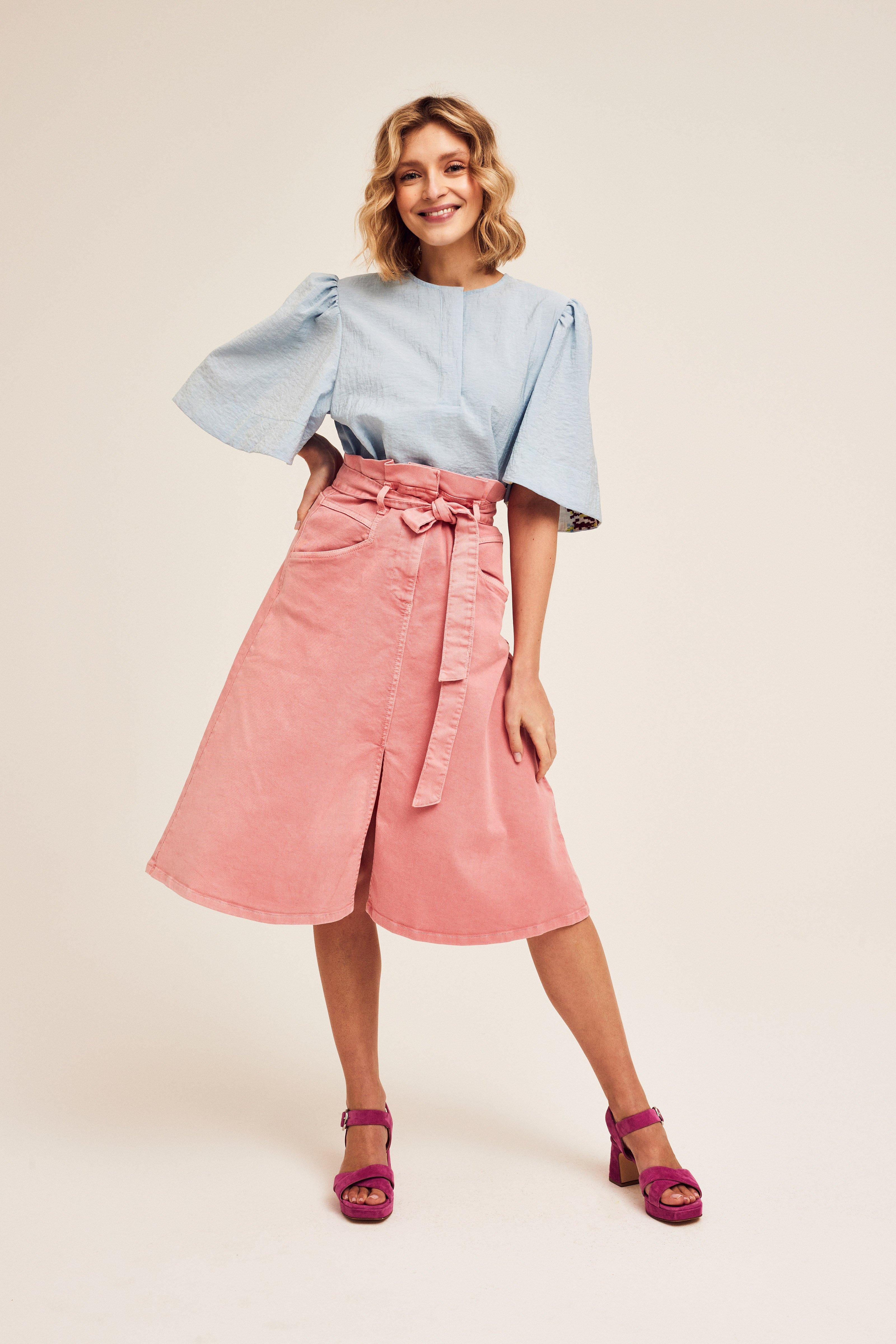 CKS Dames - ISLA - blouse long sleeves - light blue