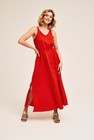 CKS Dames - MADONNA - long dress - dark red