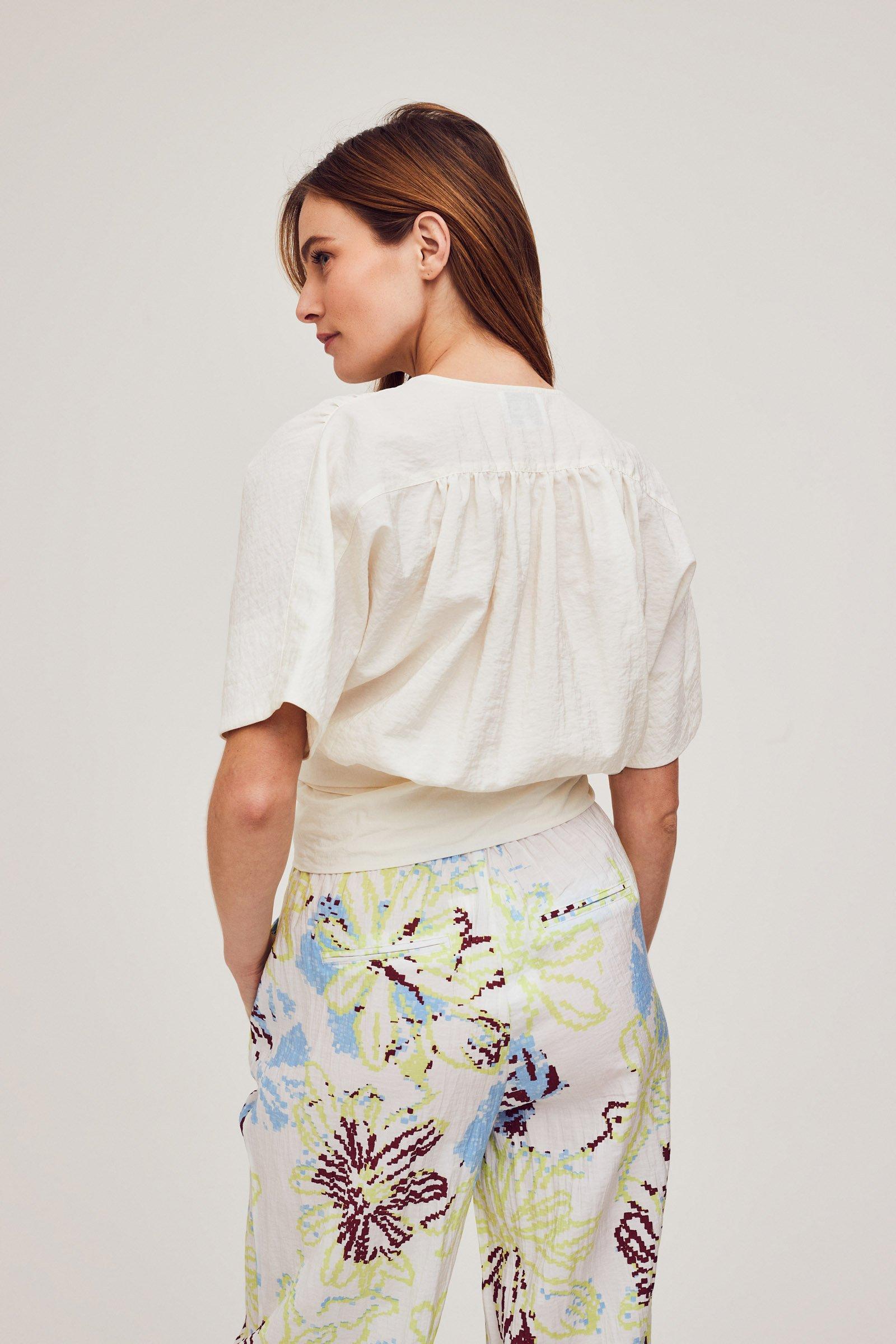 CKS Dames - IDIOMA - blouse lange mouwen - wit