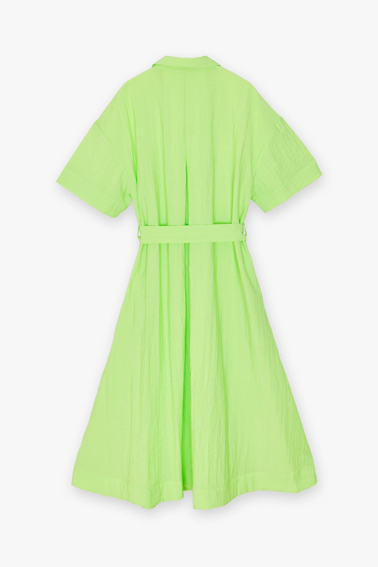 CKS Dames - INAYA - robe midi - vert vif