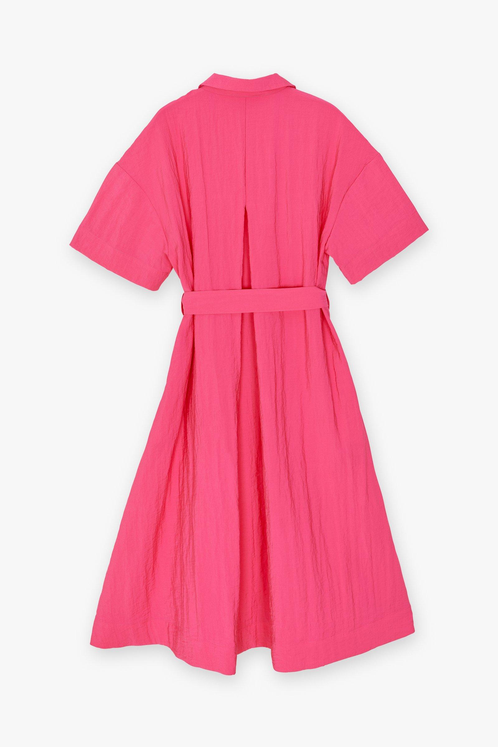 CKS Dames - INAYA - robe midi - rose vif
