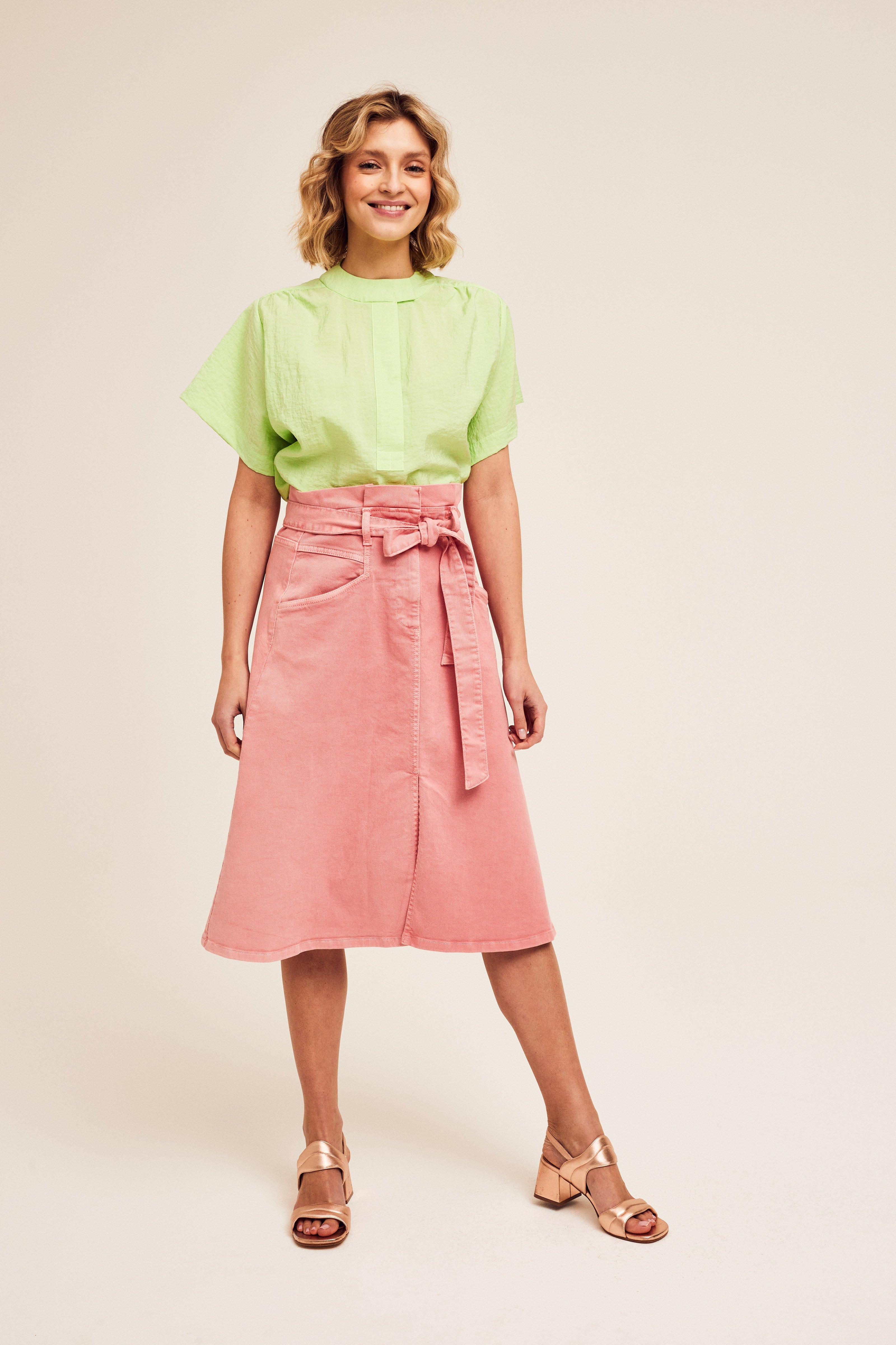 CKS Dames - LEDO - blouse long sleeves - bright green