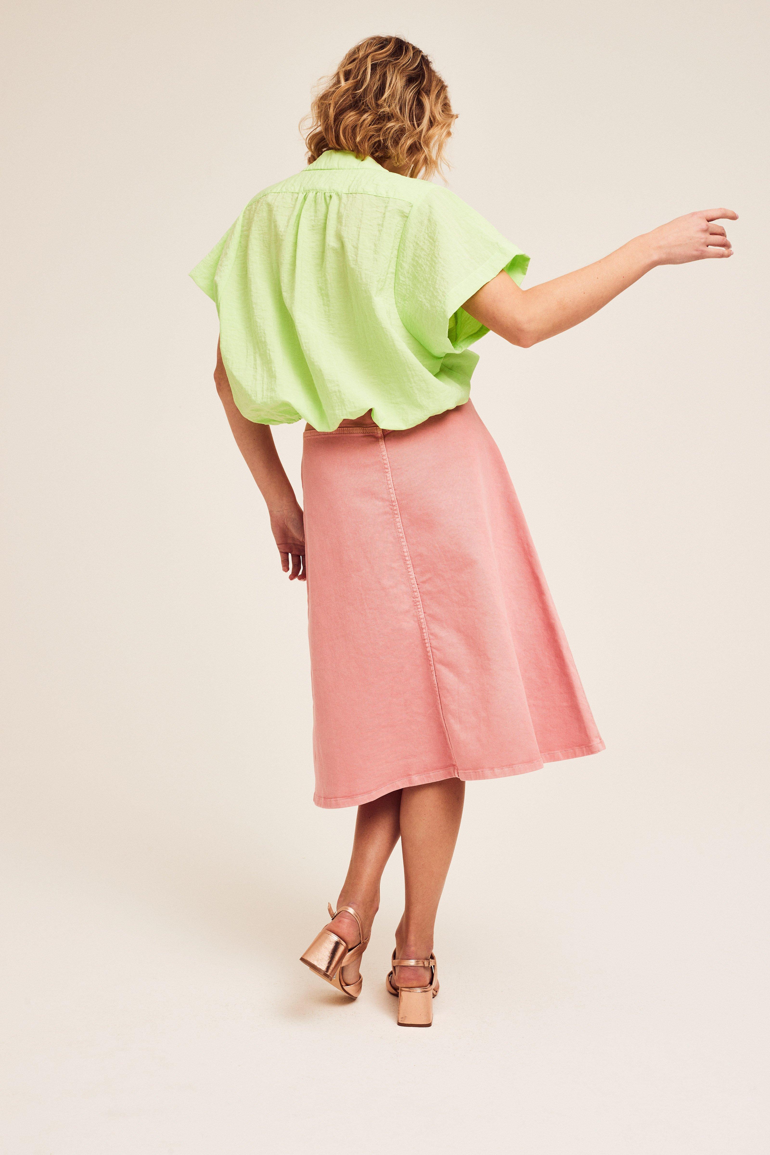 CKS Dames - LEDO - blouse long sleeves - bright green