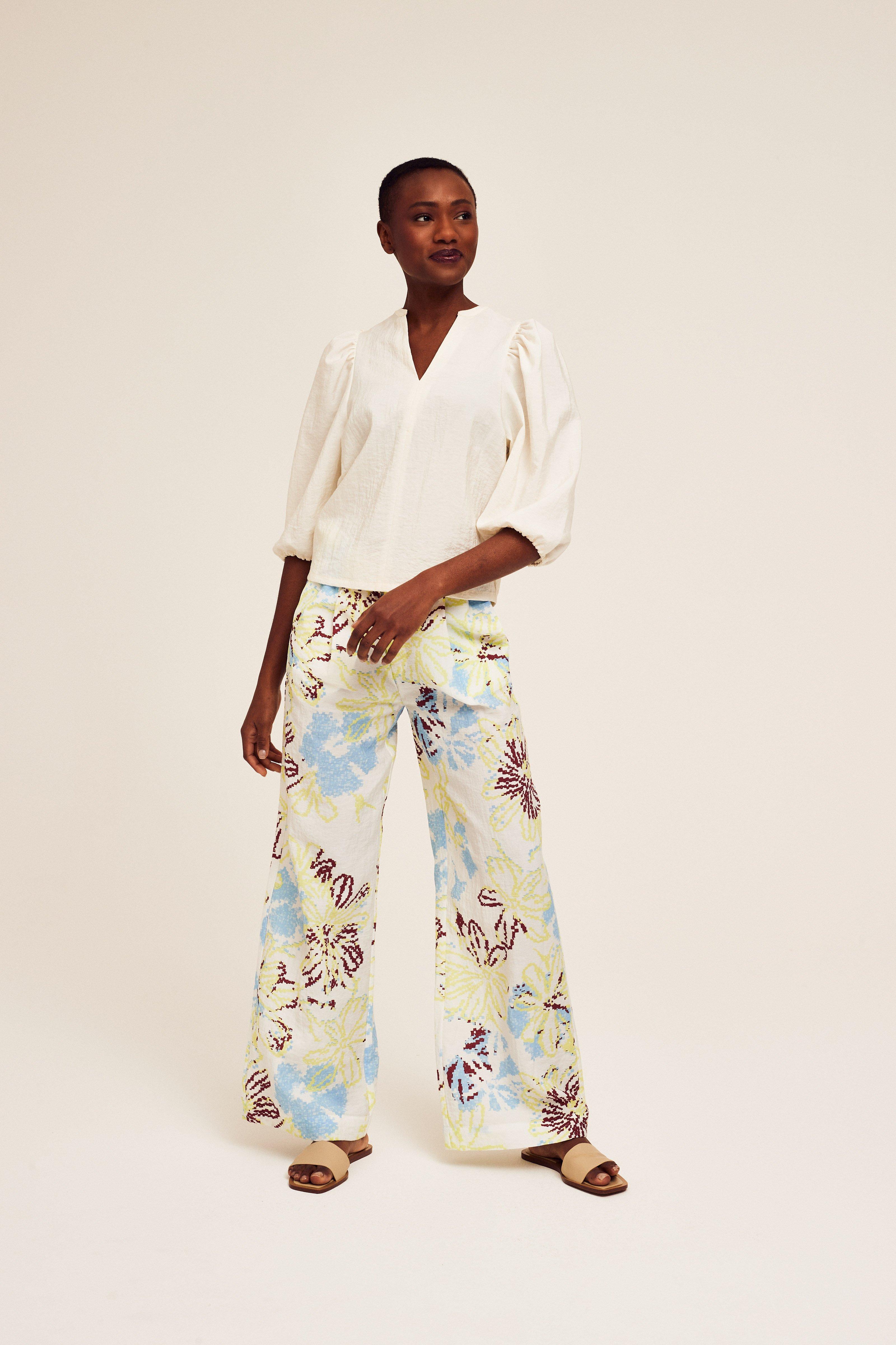 CKS Dames - BULANI - blouse korte mouwen - wit
