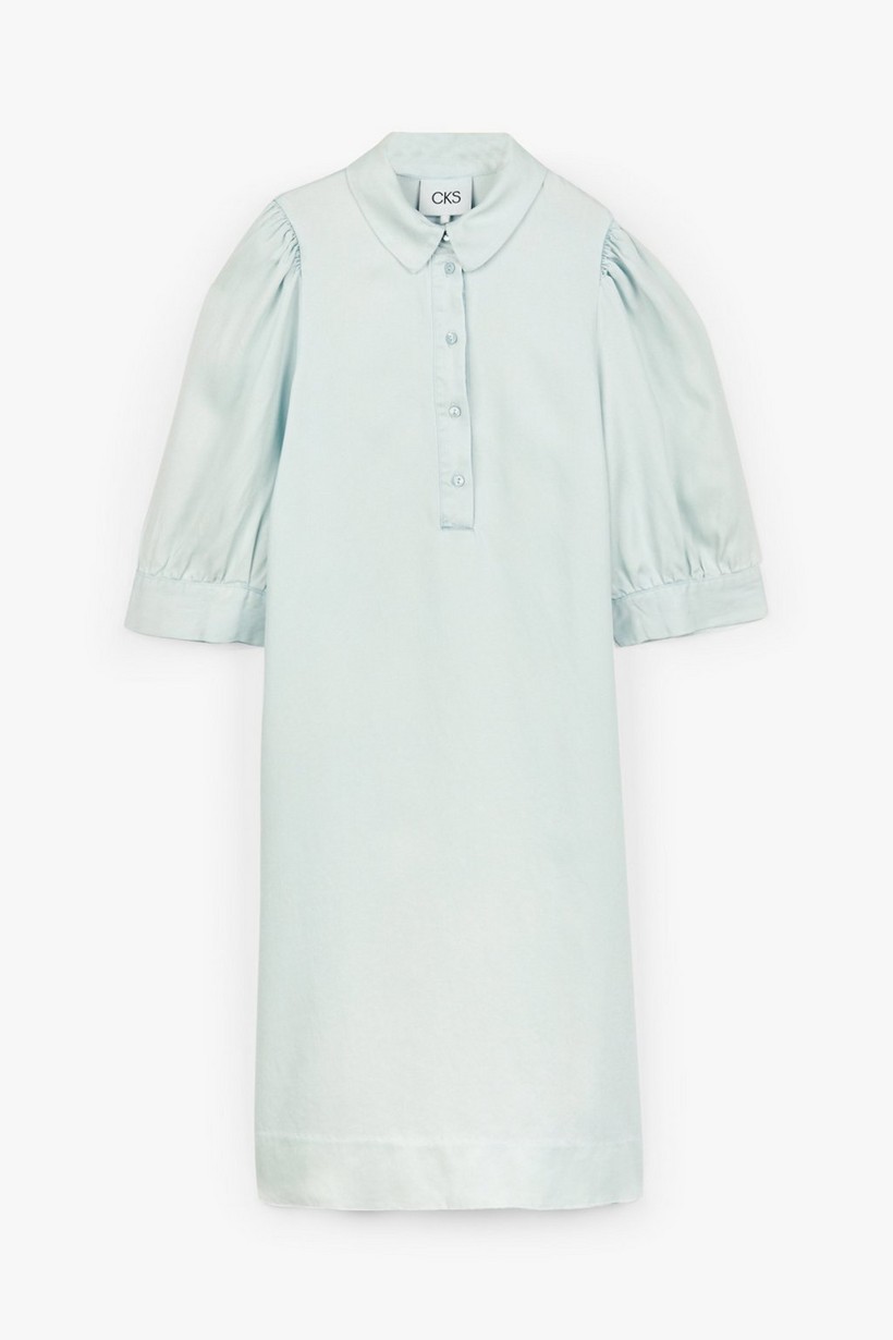 CKS Dames - SELLY - korte jurk - lichtblauw