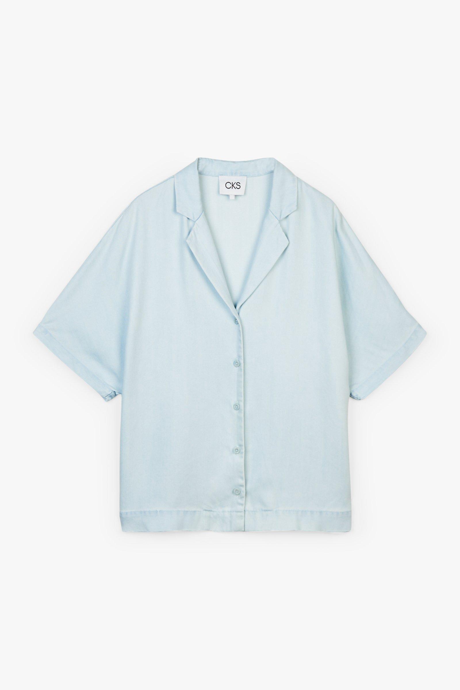 CKS Dames - RONELA - Bluse Lange Ärmel - Hellblau