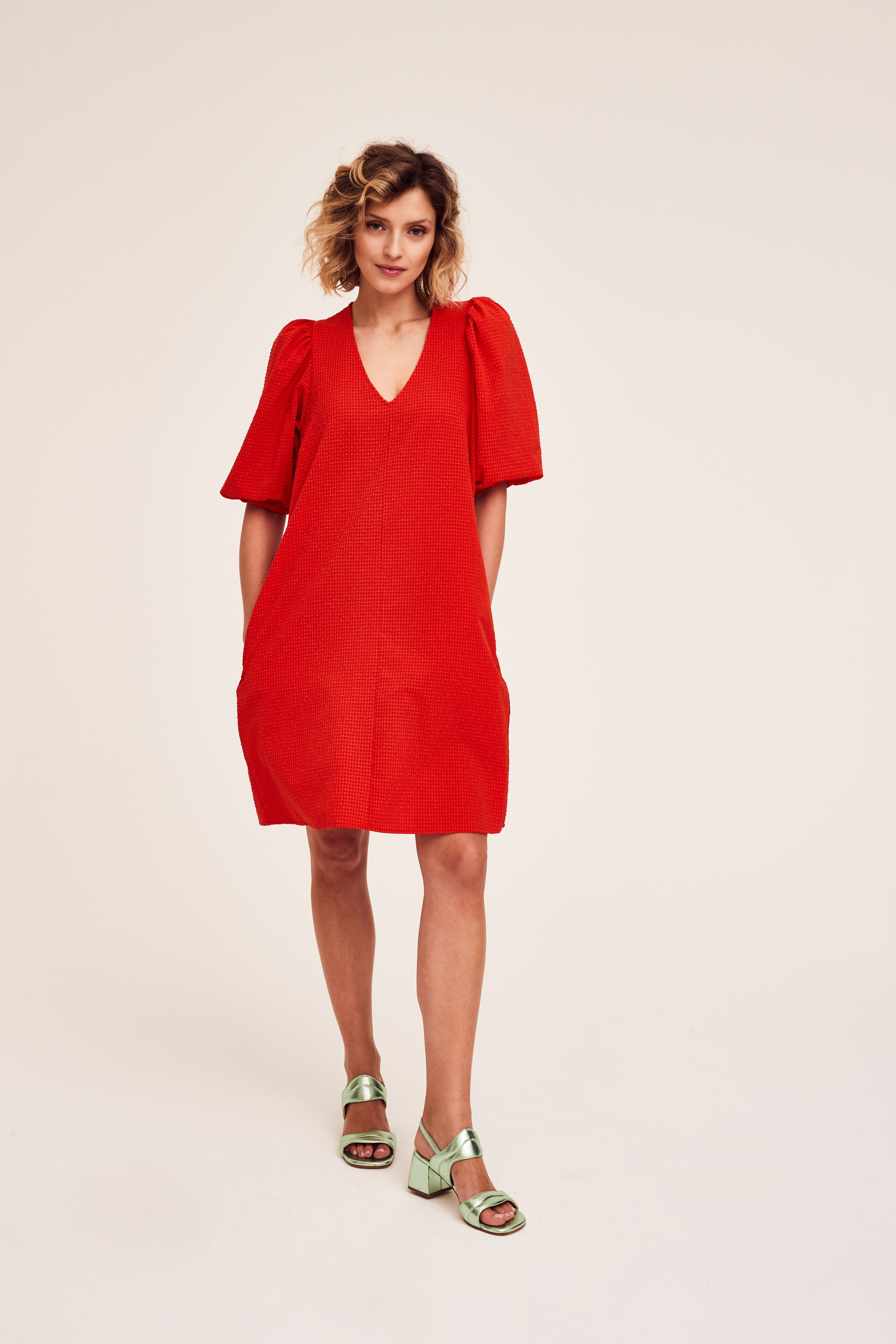 CKS Dames - ELLY - short dress - dark red