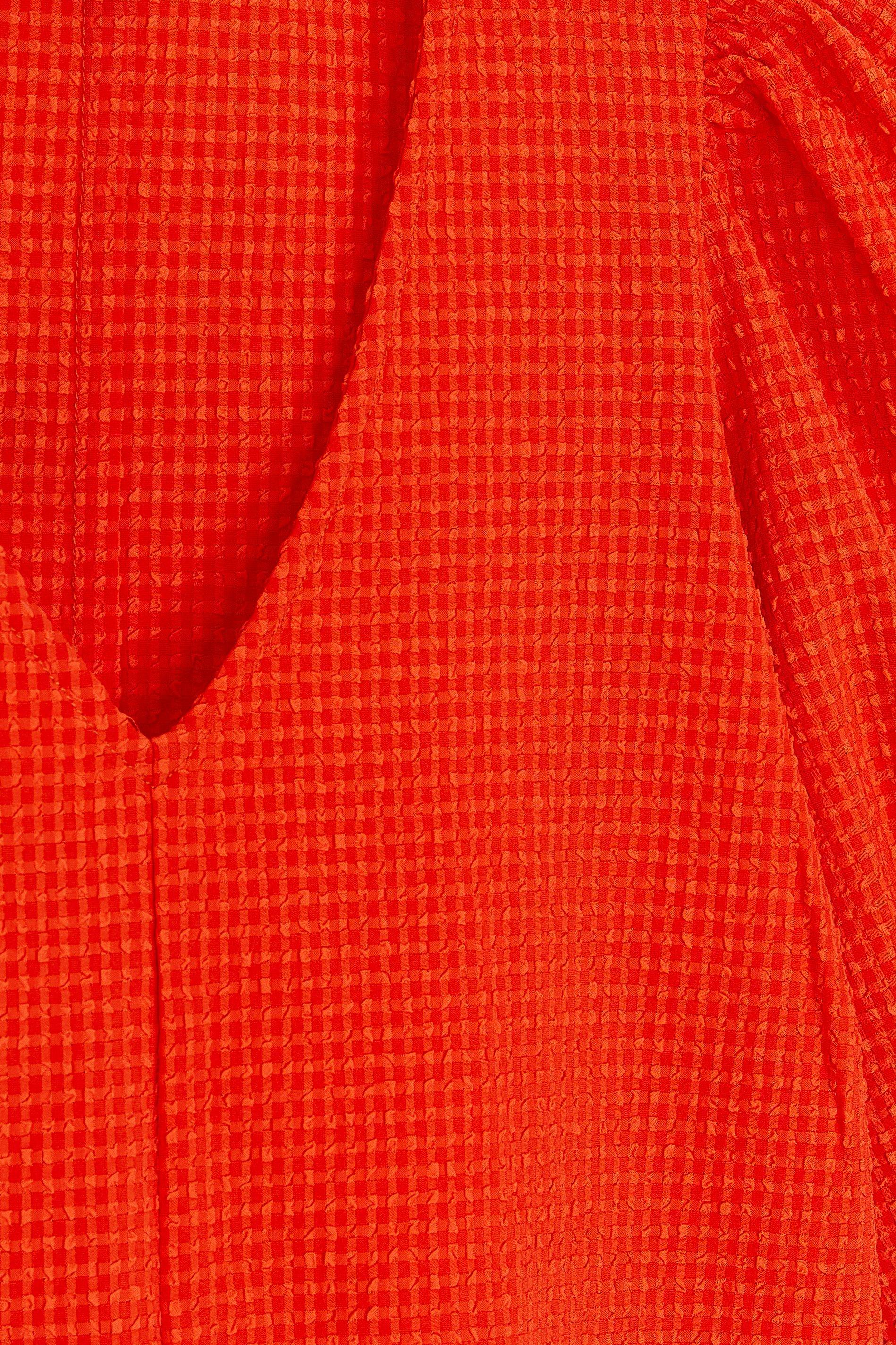 CKS Dames - ELLY - Kurzes Kleid - Dunkelrot