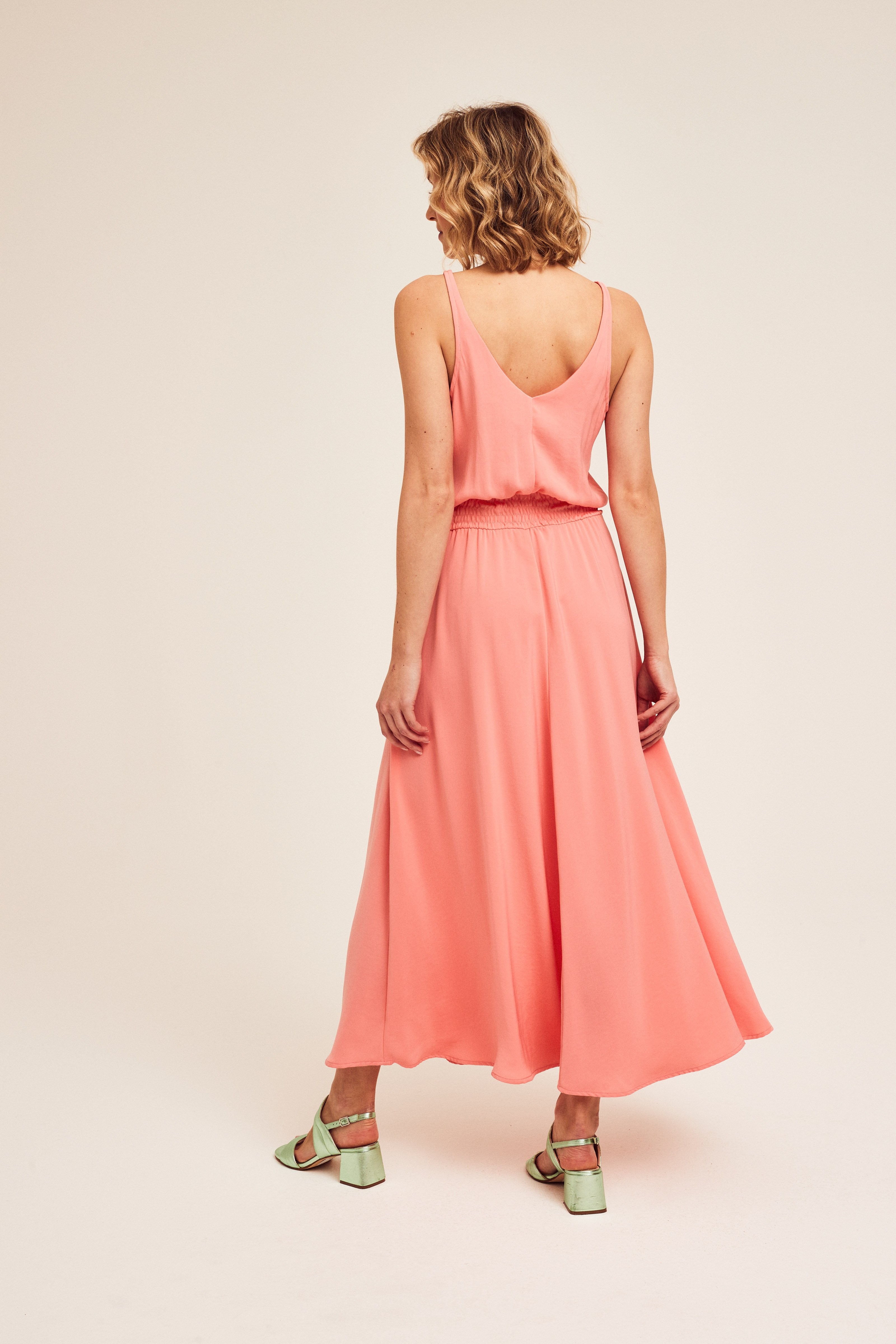 CKS Dames - PELINA - lange jurk - roze