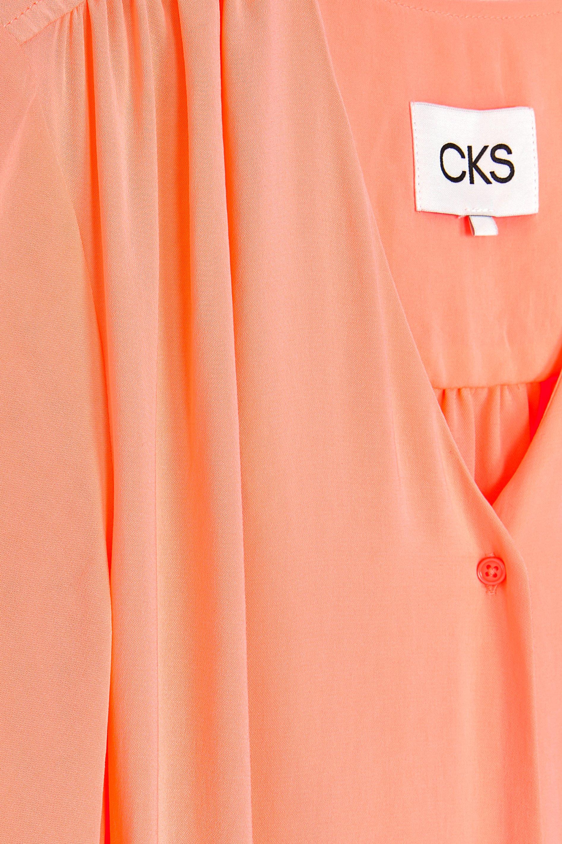 CKS Dames - WALKIE - robe longue - orange vif