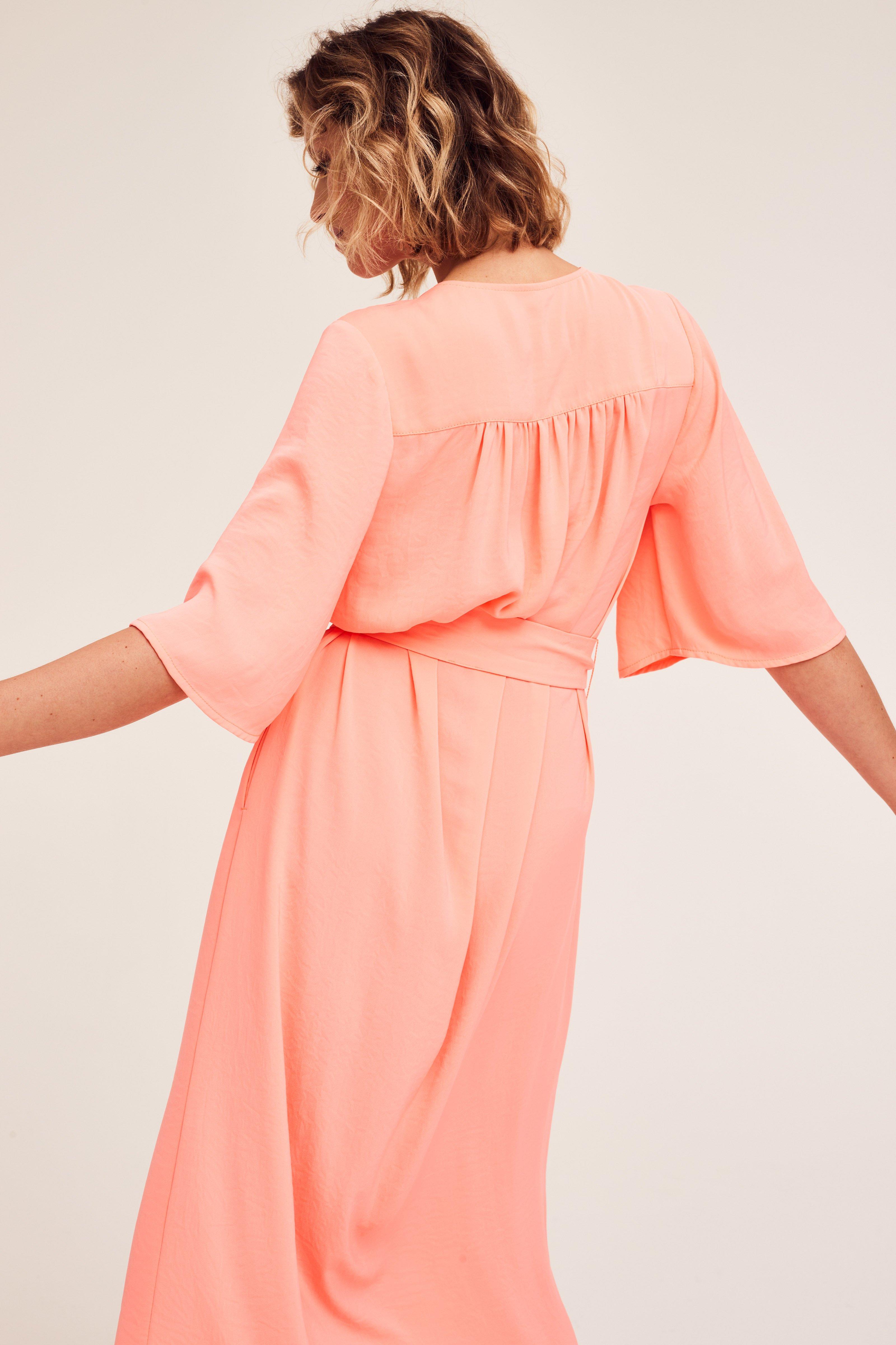 CKS Dames - WALKIE - robe longue - orange vif
