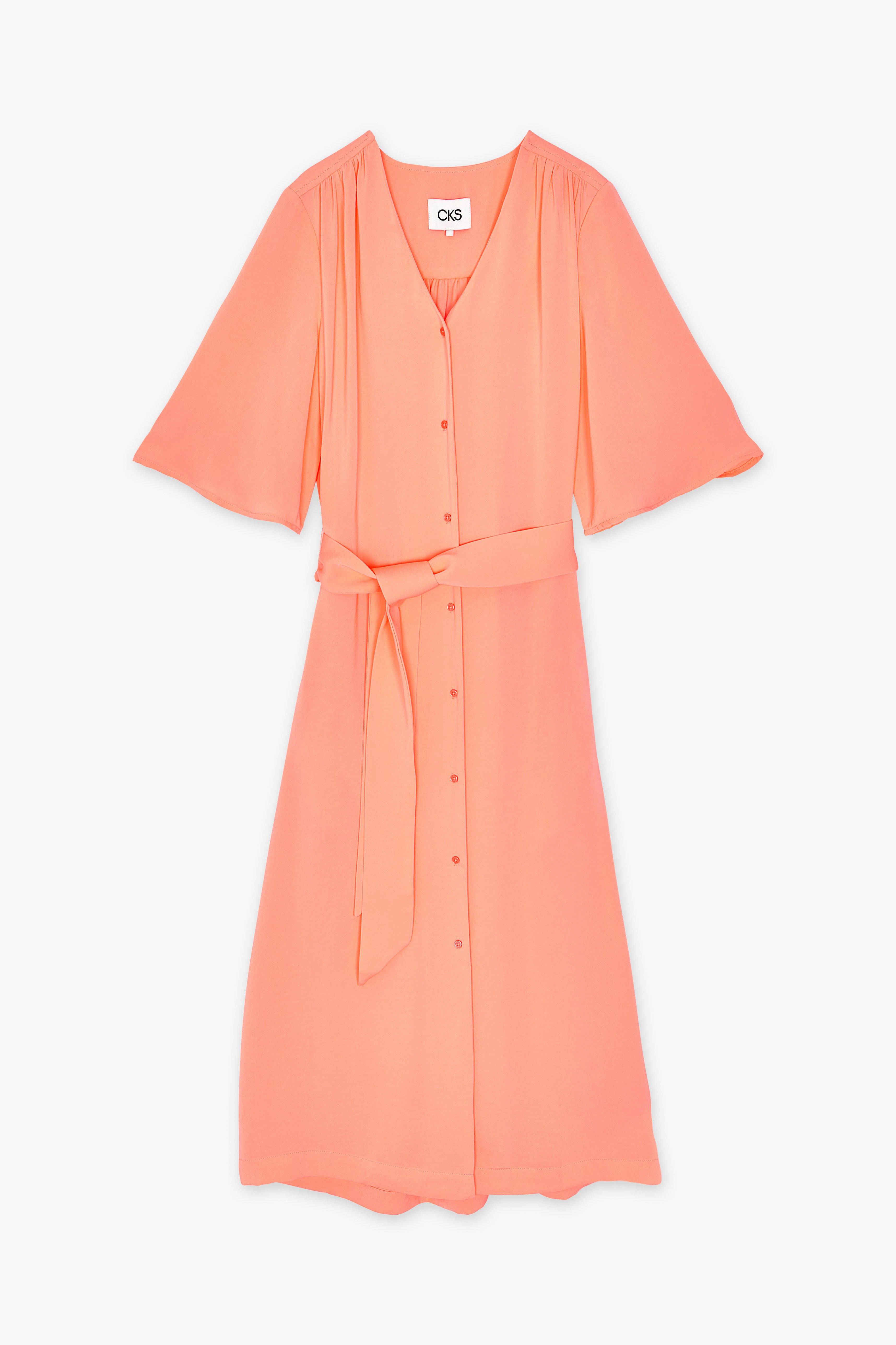 CKS Dames - WALKIE - Langes Kleid - Hellorange