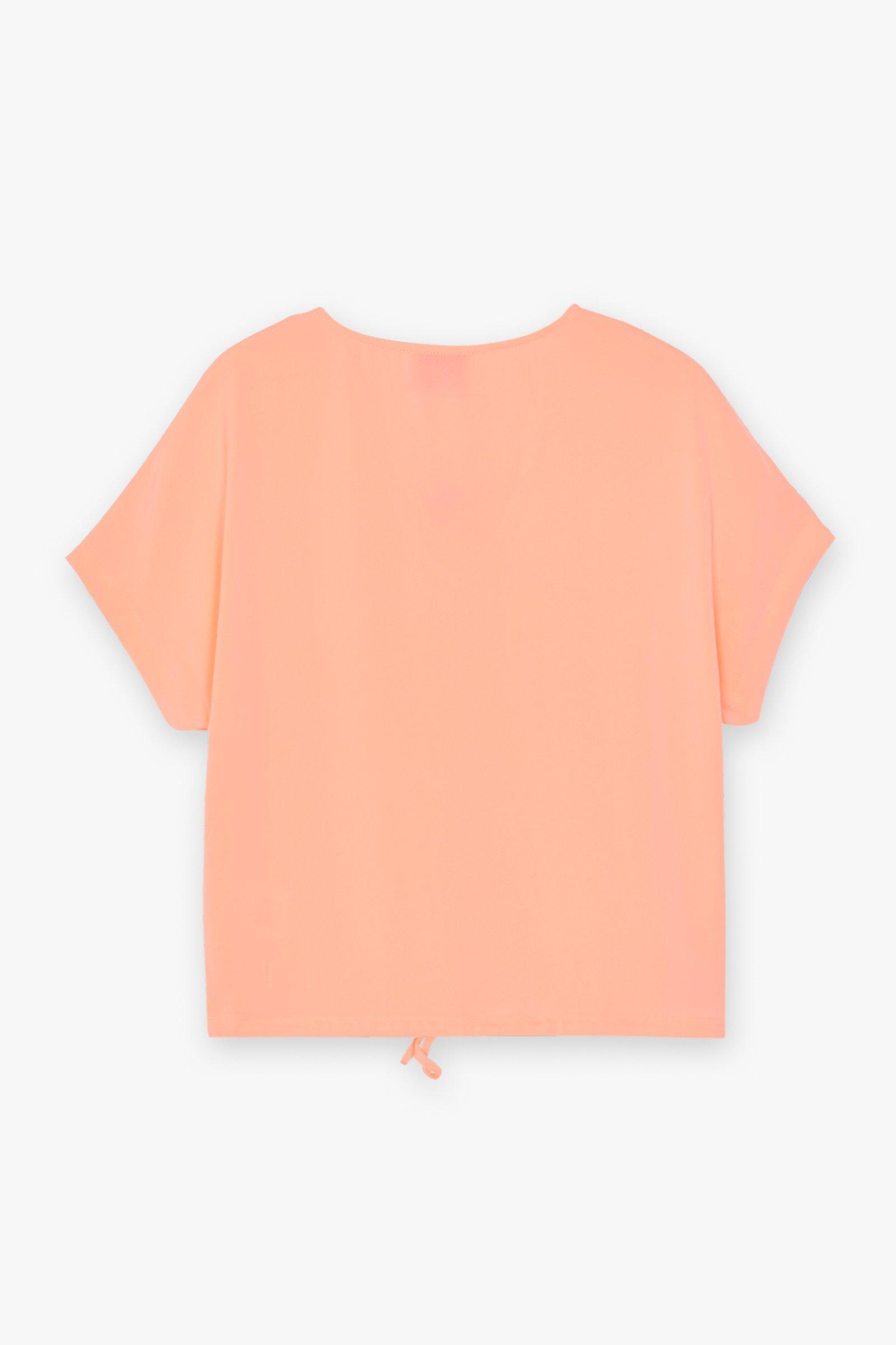 CKS Dames - EBINAS - blouse lange mouwen - feloranje