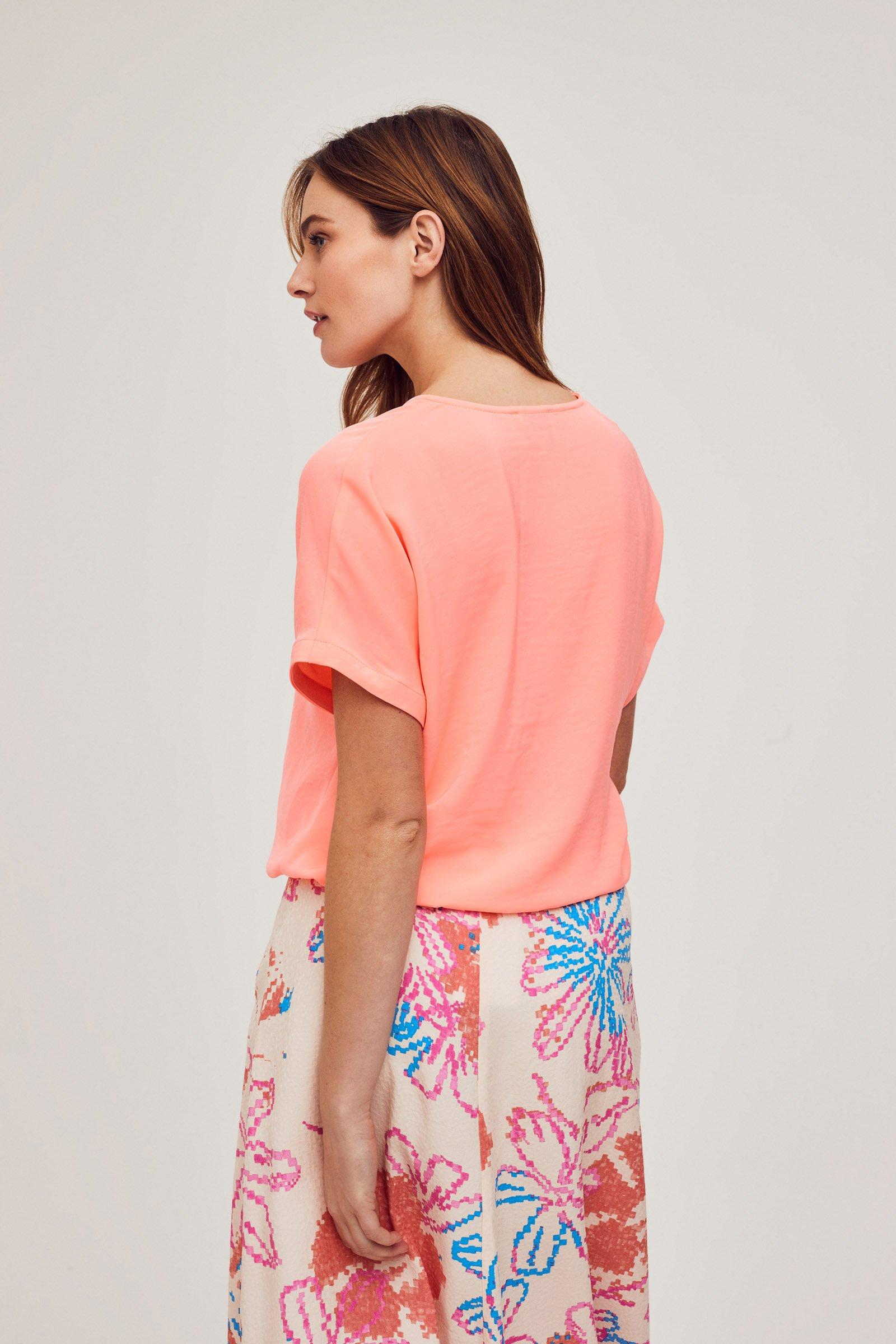 CKS Dames - EBINAS - blouse lange mouwen - feloranje