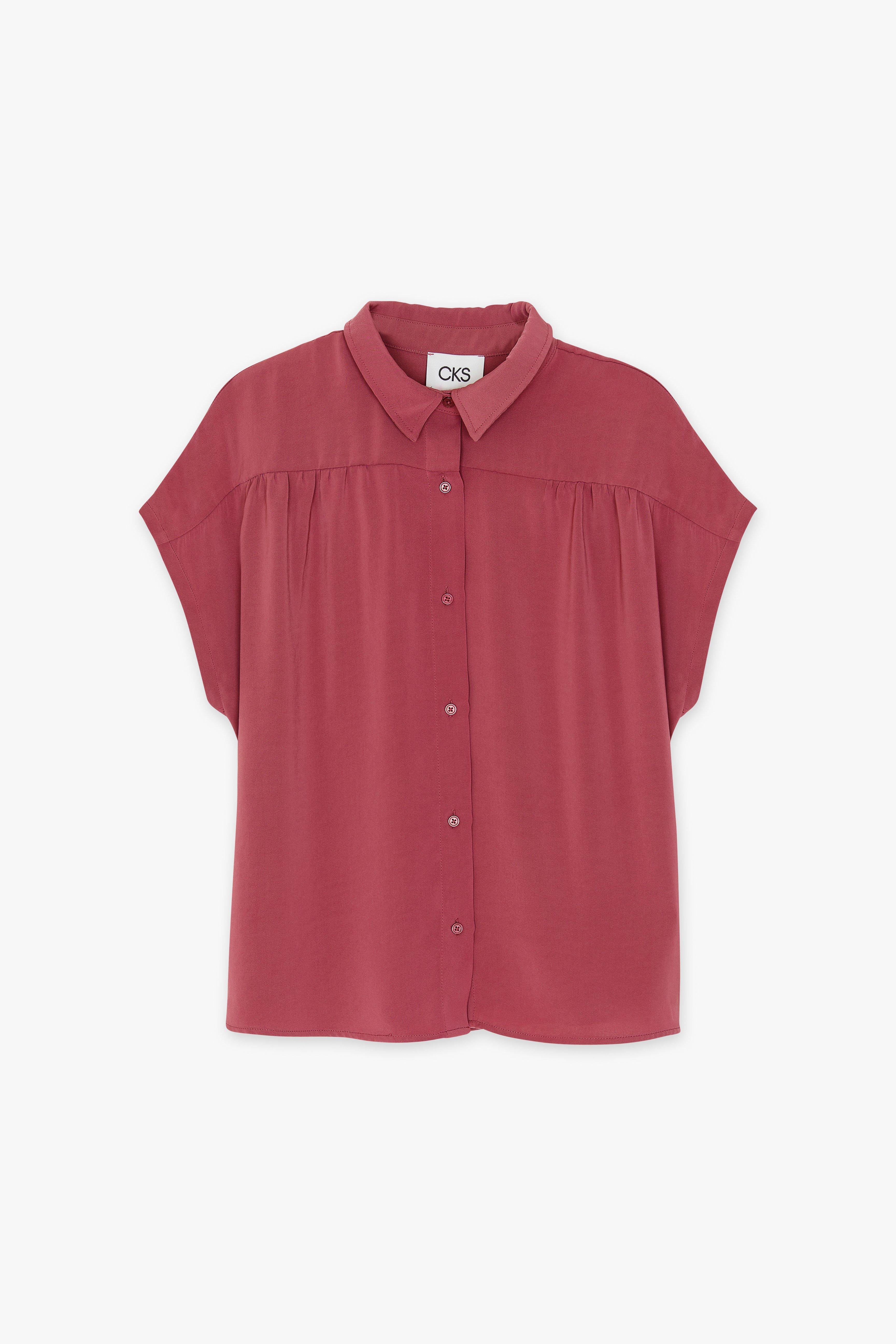 CKS Dames - ECHO - blouse long sleeves - dark red