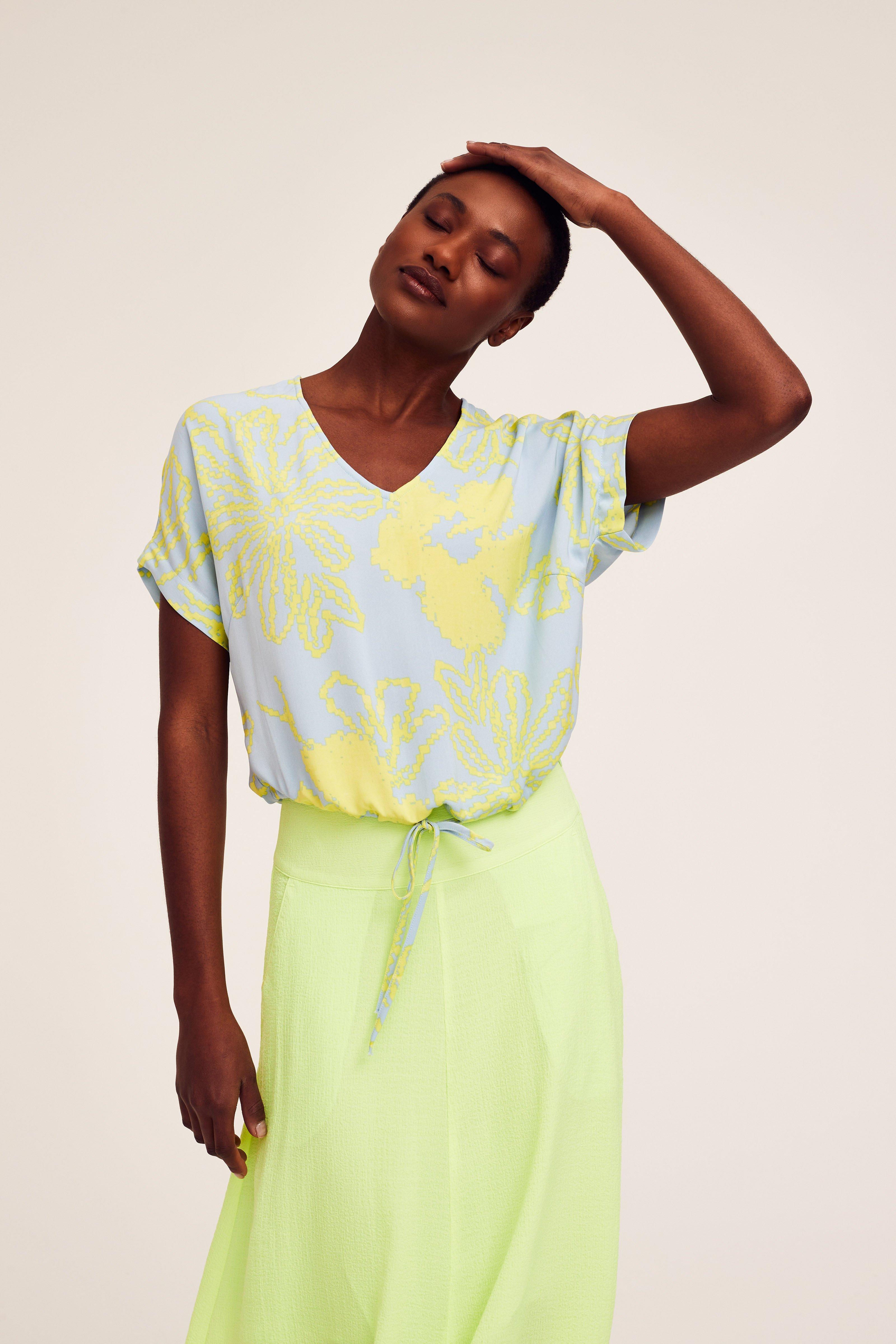 CKS Dames - EBINAS - blouse lange mouwen - lichtblauw