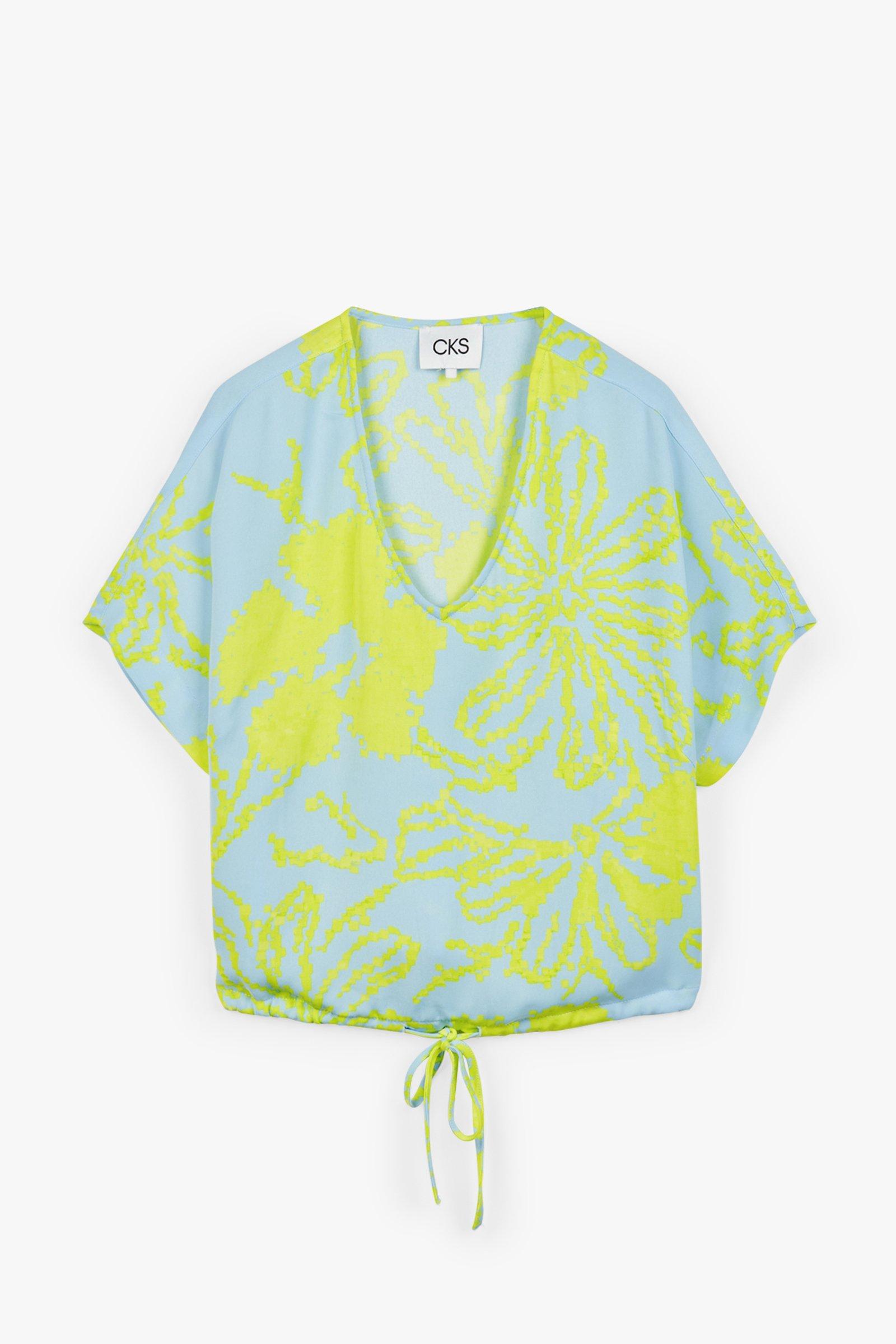 CKS Dames - EBINAS - blouse lange mouwen - lichtblauw