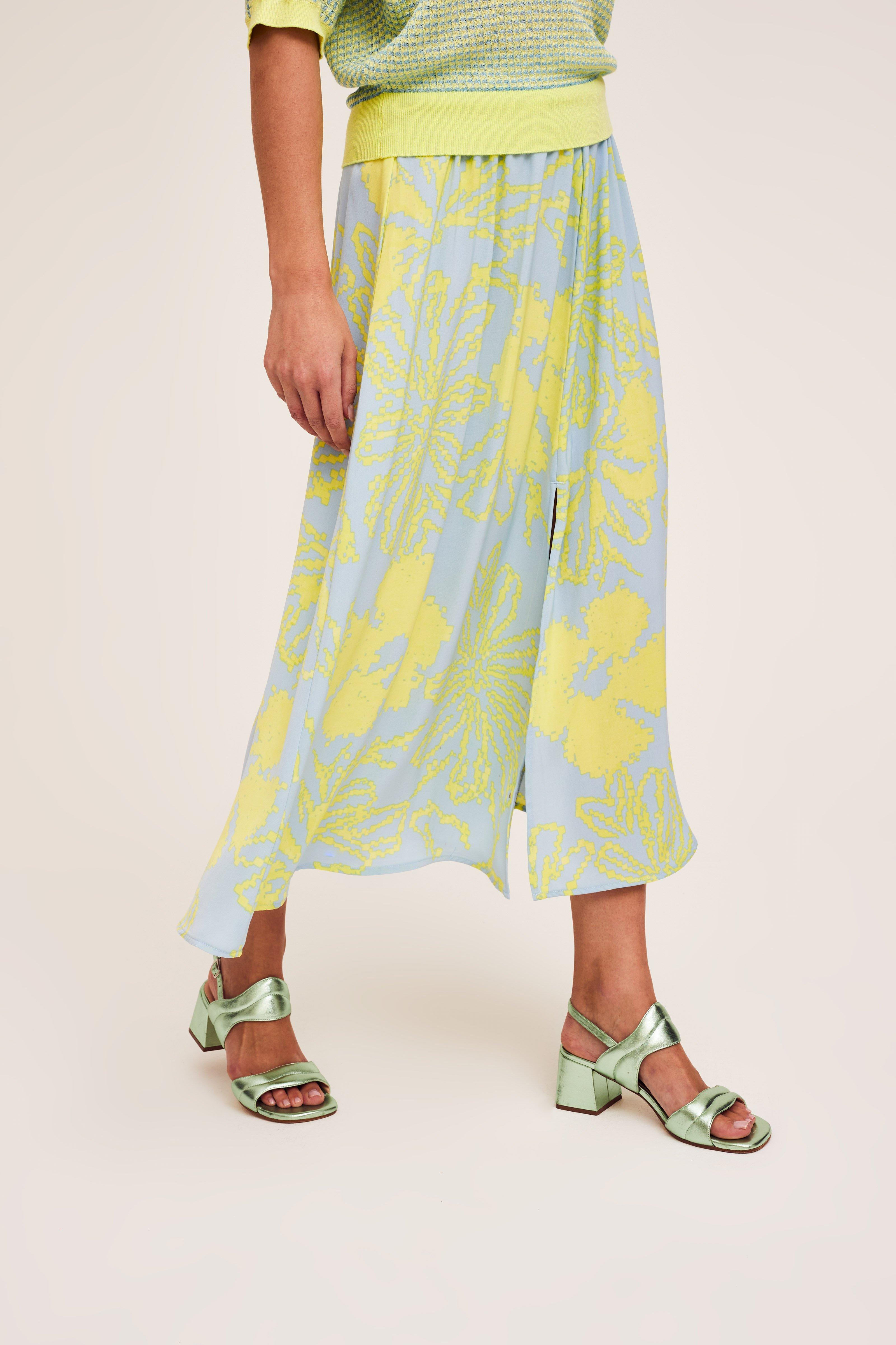 CKS Dames - VALENCINE - midi skirt - light blue