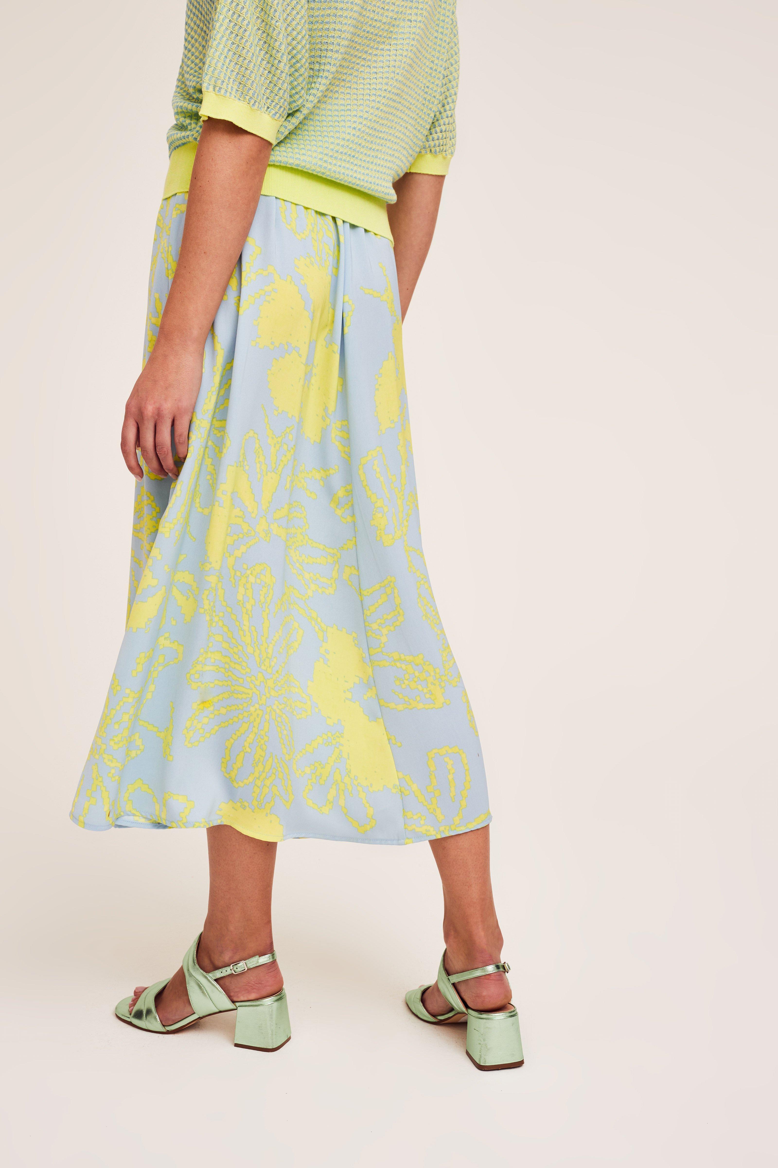 CKS Dames - VALENCINE - midi skirt - light blue