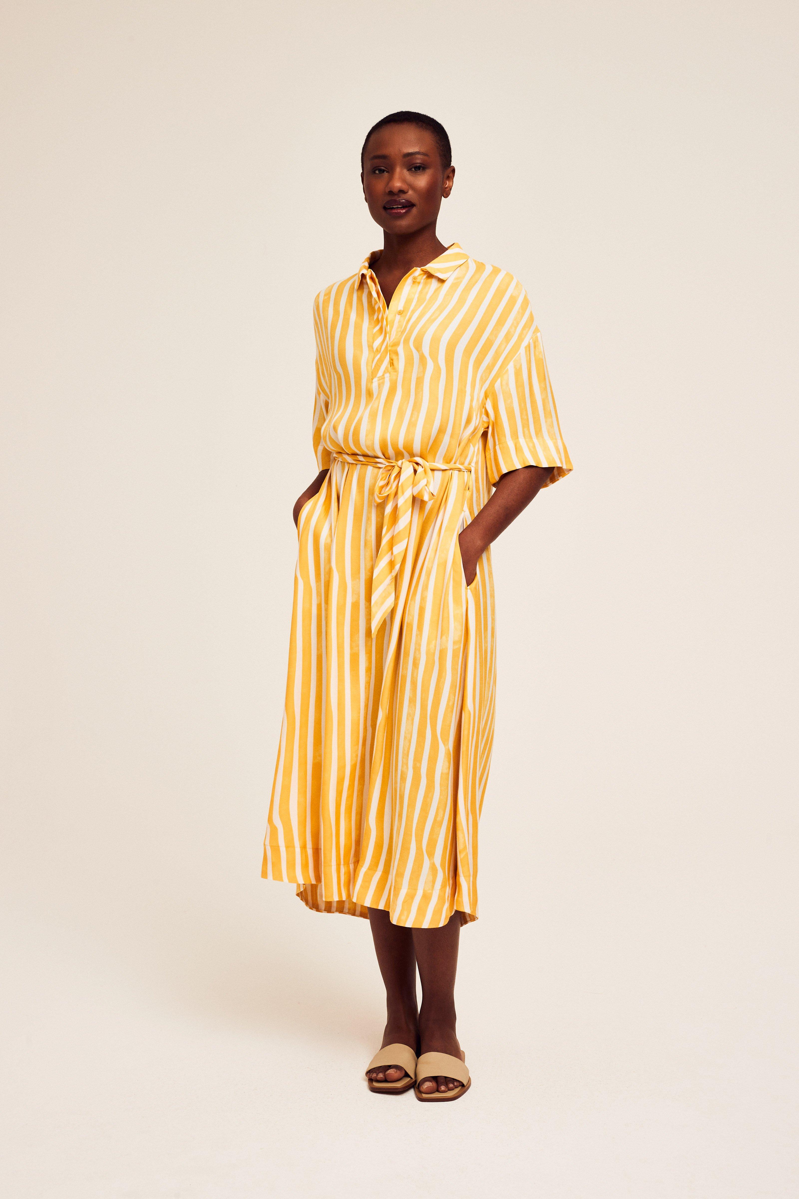 CKS Dames - INAYA - robe longue - jaune