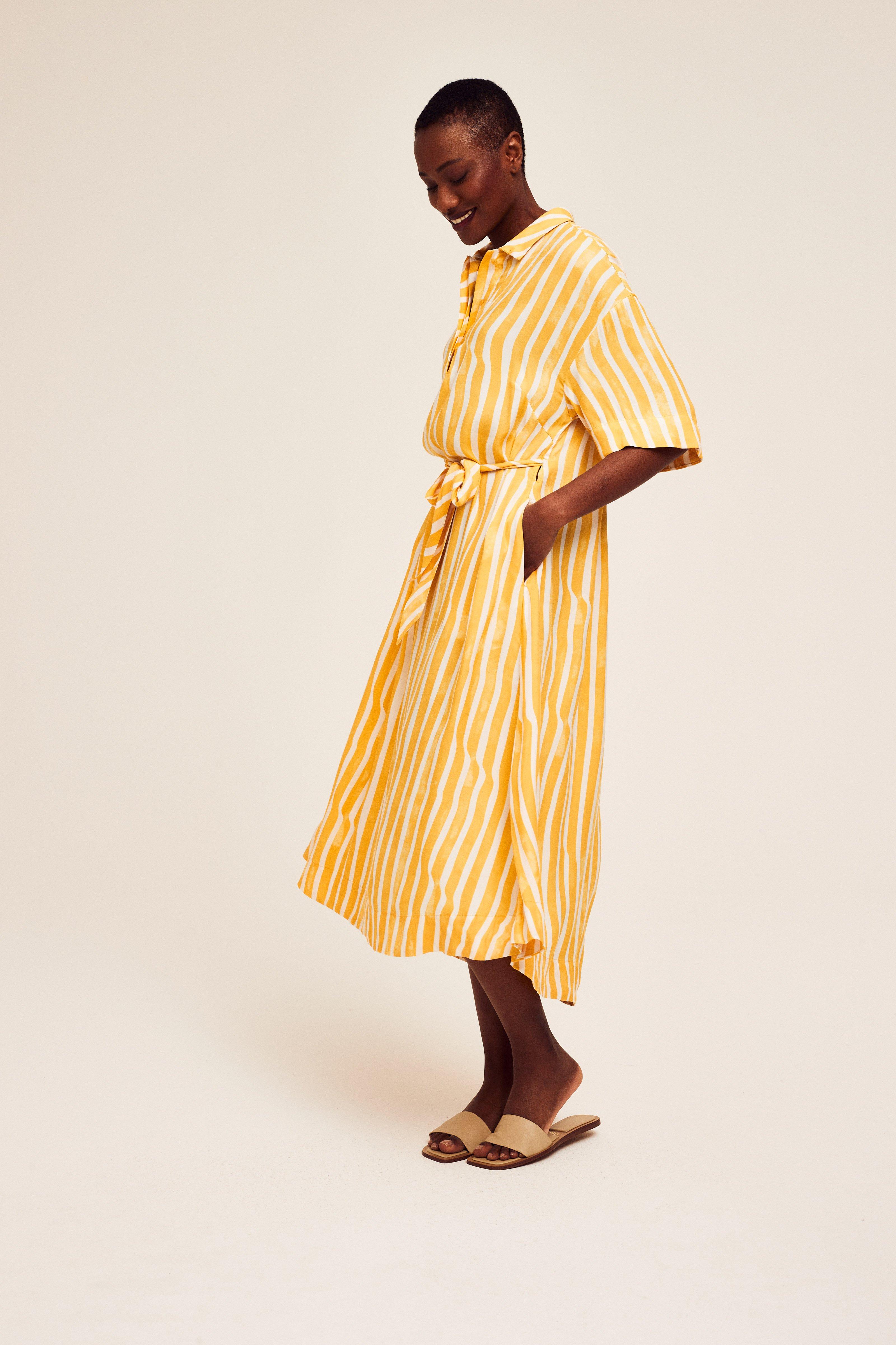 CKS Dames - INAYA - robe longue - jaune