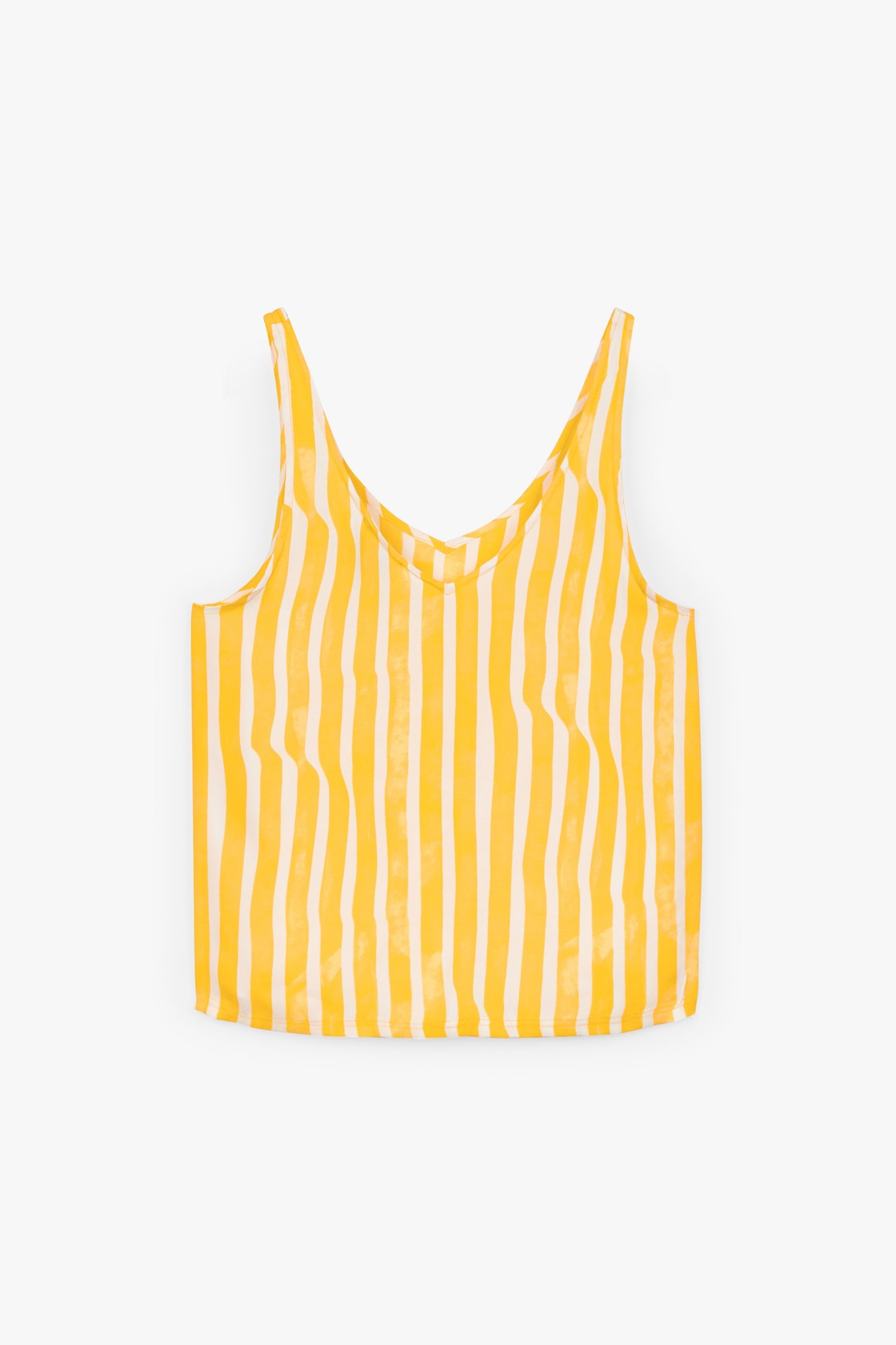 CKS Dames - NUWIKA - blouse mouwloos - geel