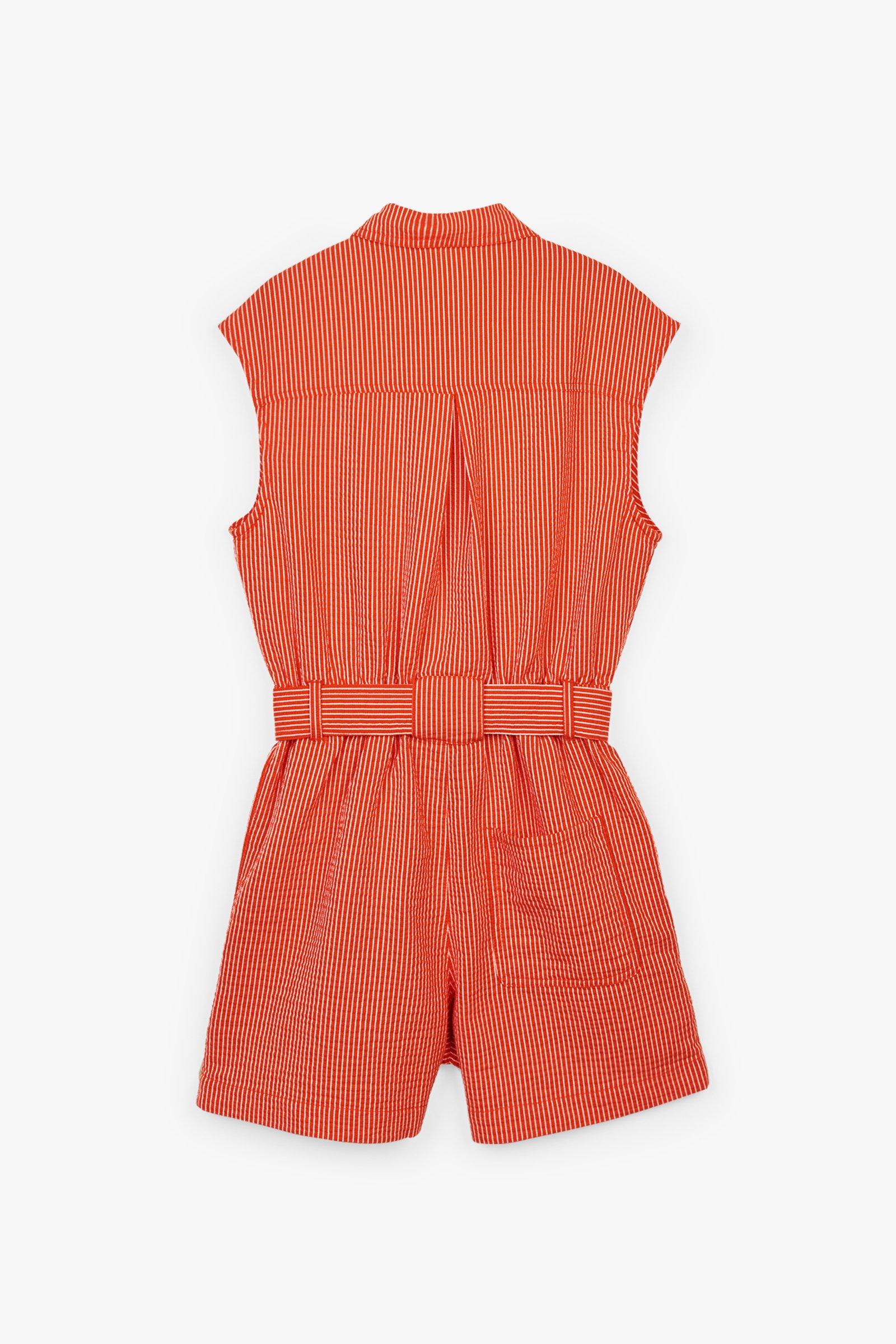 CKS Dames - WILHELMSHORT - playsuit - donkerrood
