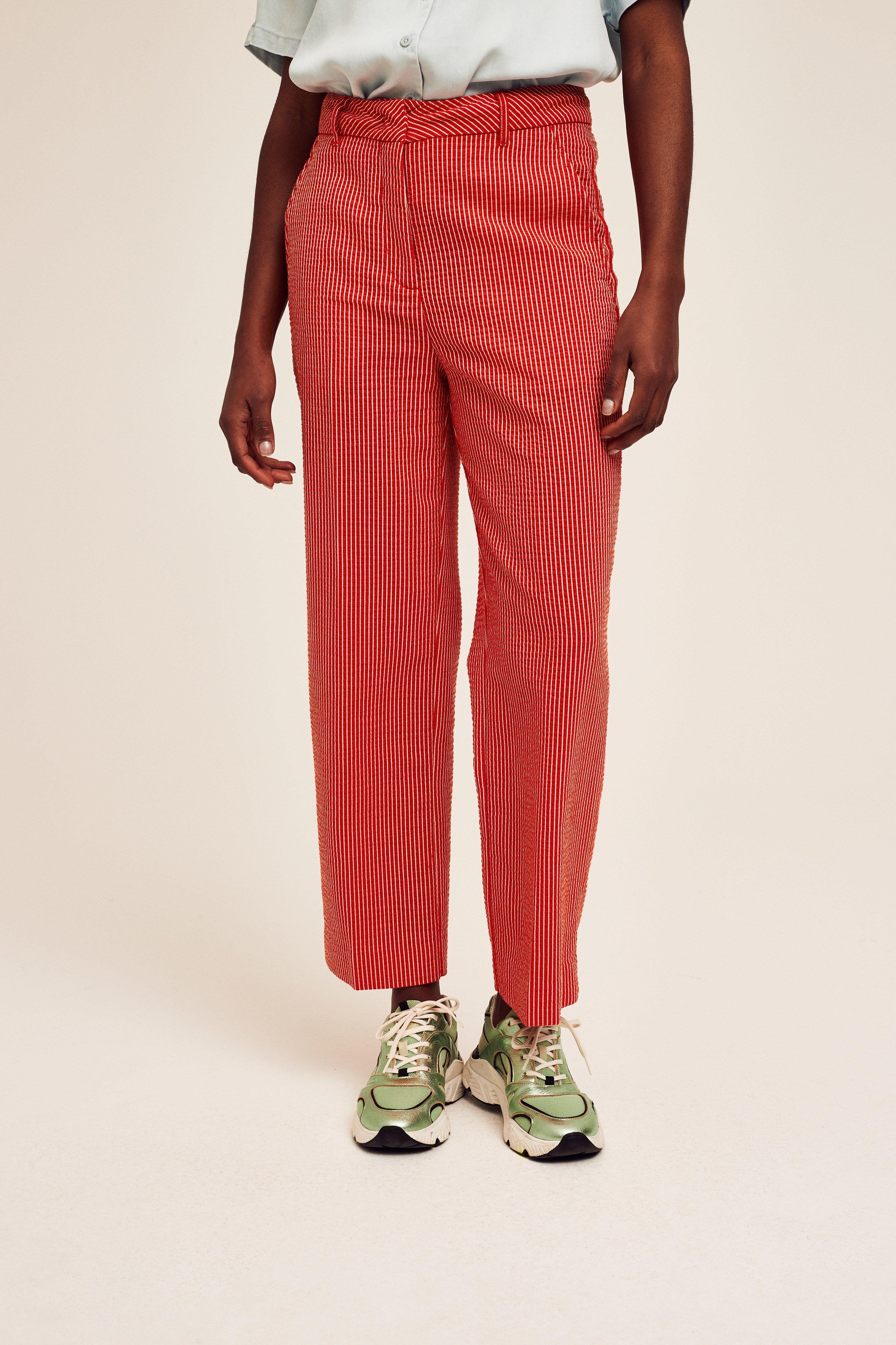 CKS Dames - TONKS - ankle trousers - dark red