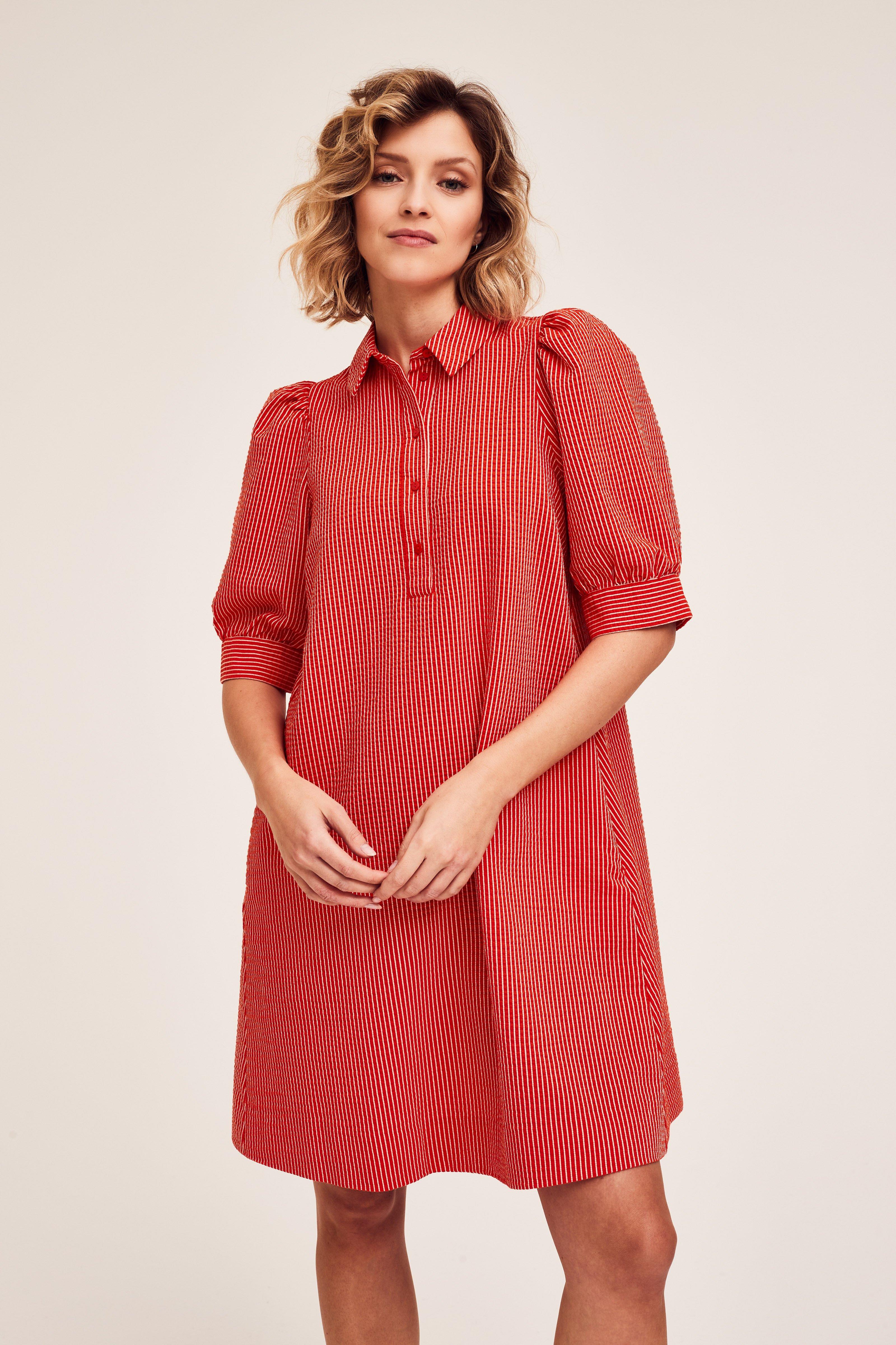 CKS Dames - SELLY - robe courte - rouge foncé