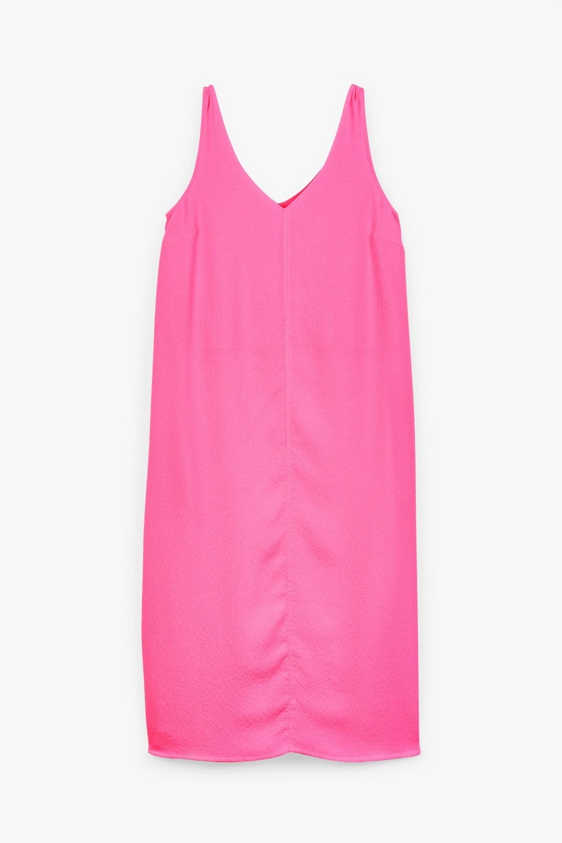 CKS Dames - NESPIAM - lange jurk - intens roze