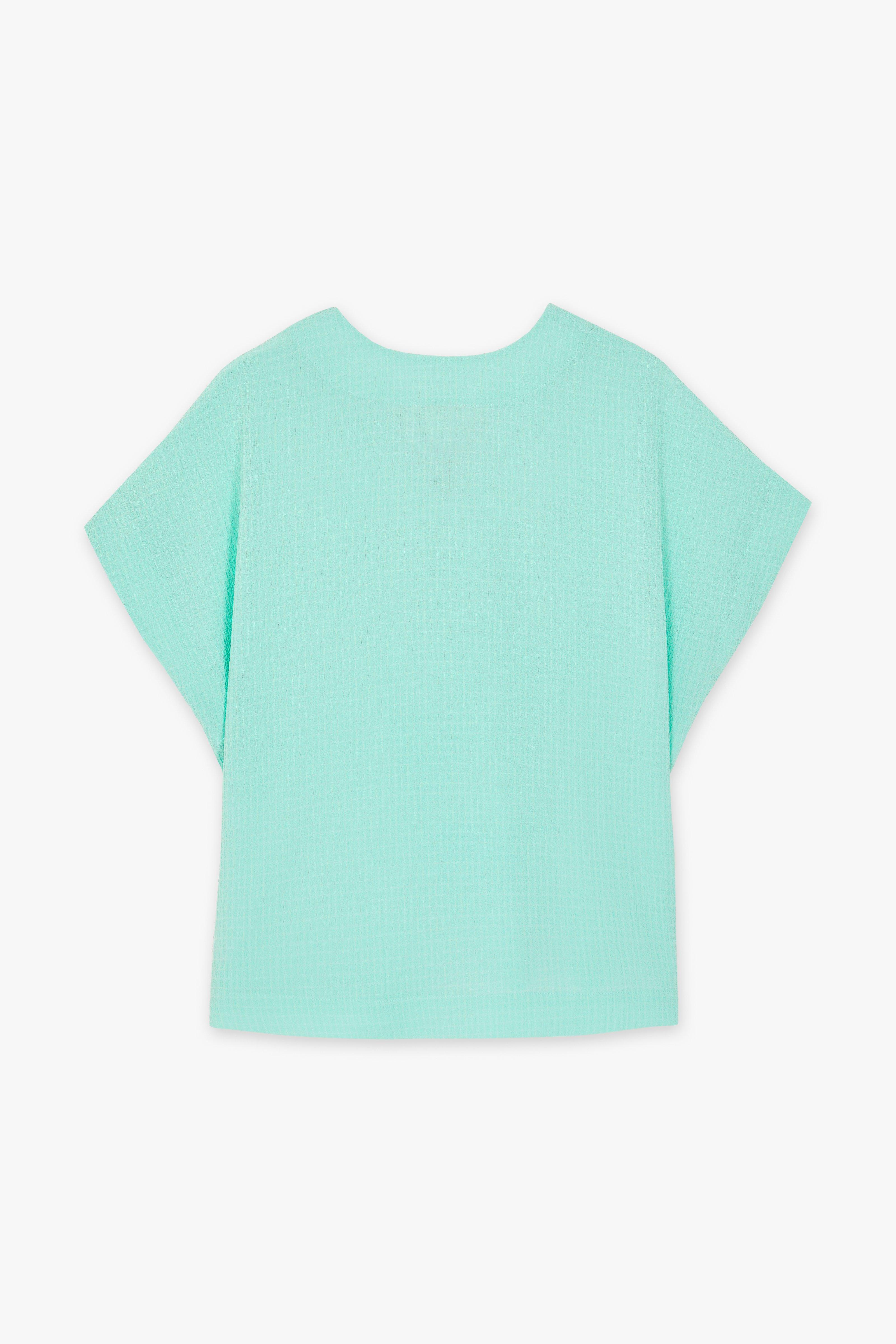 CKS Dames - SABA - blouse lange mouwen - felblauw
