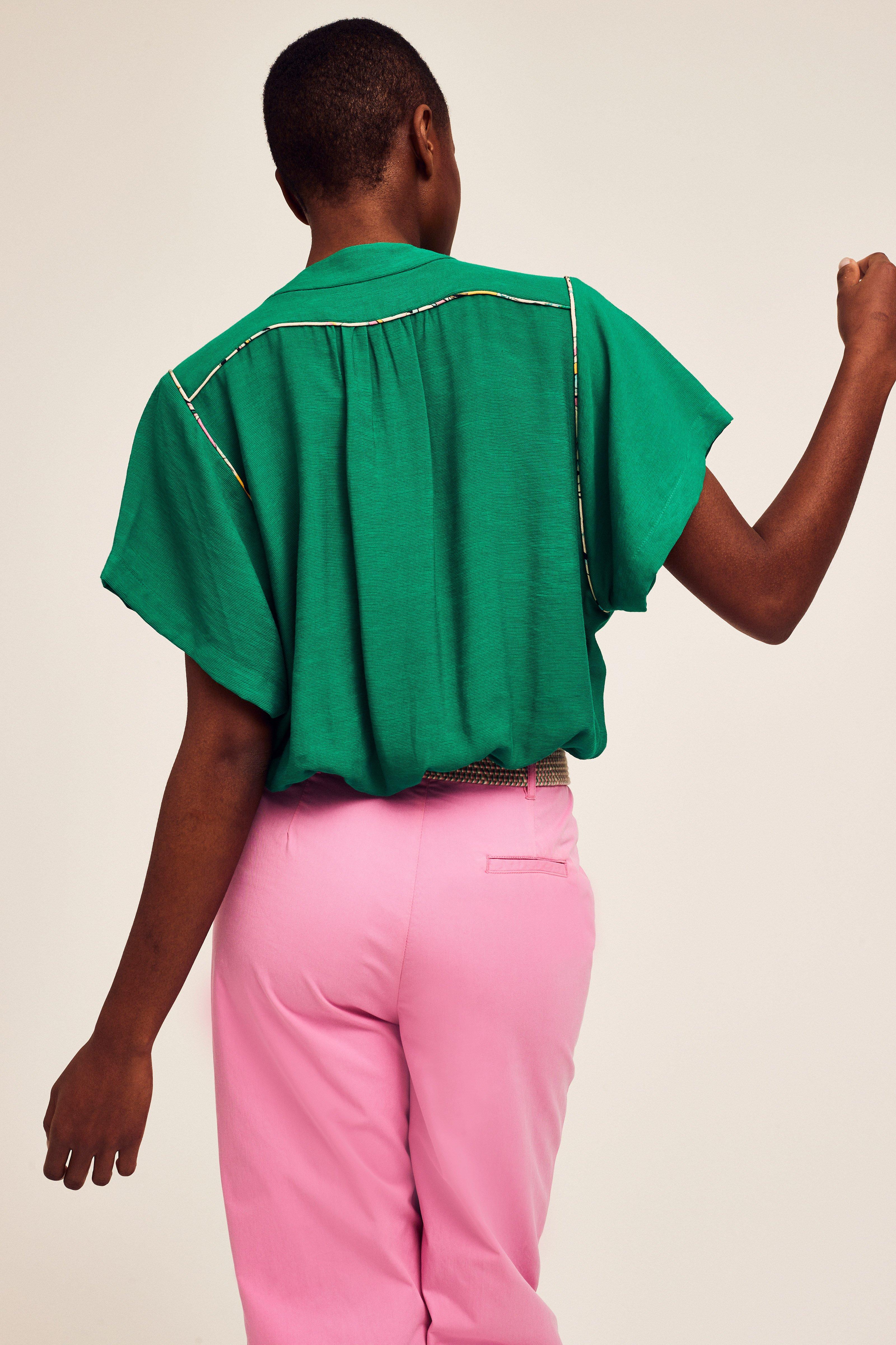 CKS Dames - LEDO - blouse long sleeves - green