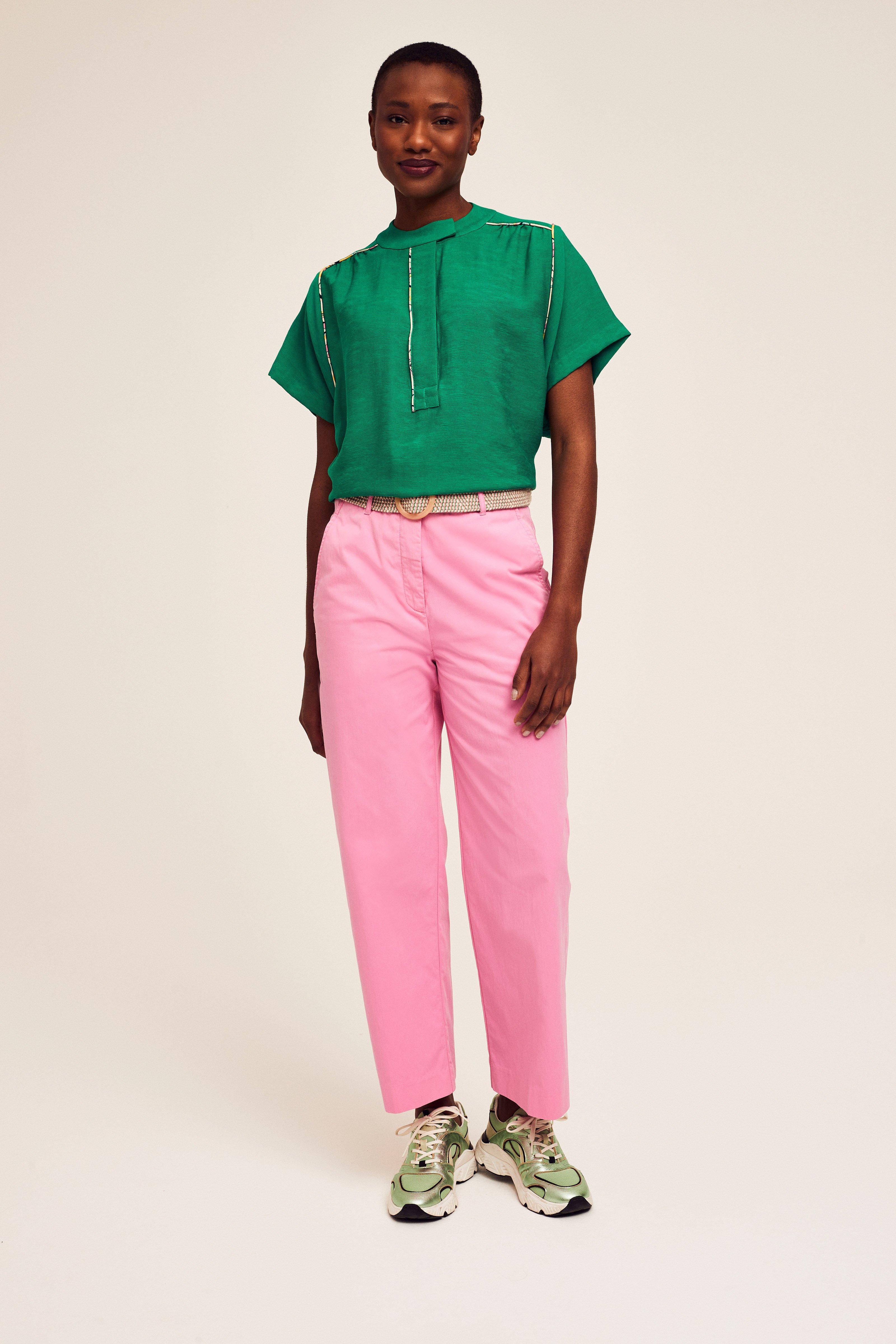 CKS Dames - LEDO - blouse long sleeves - green