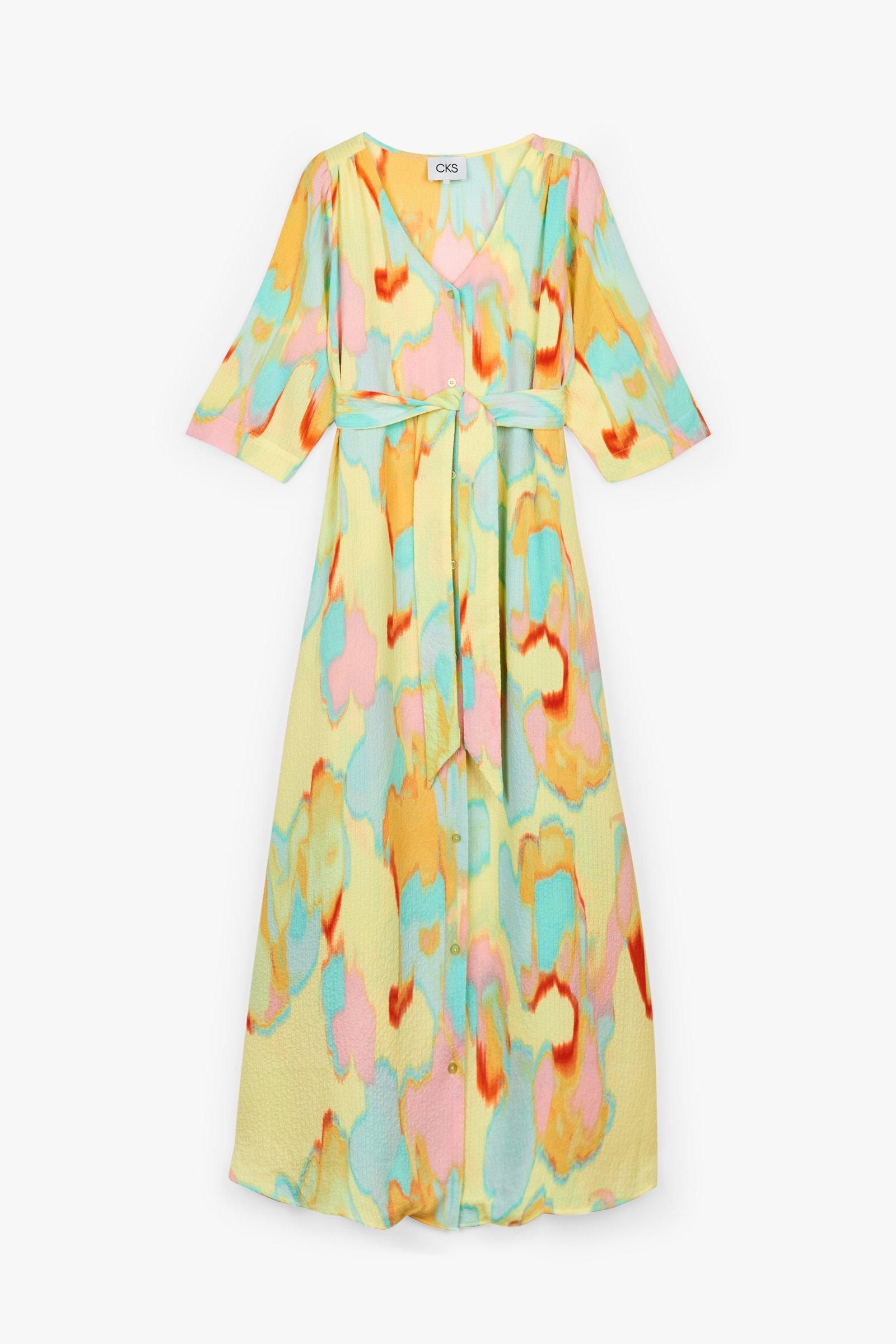 CKS Dames - MICKOR - midi dress - yellow