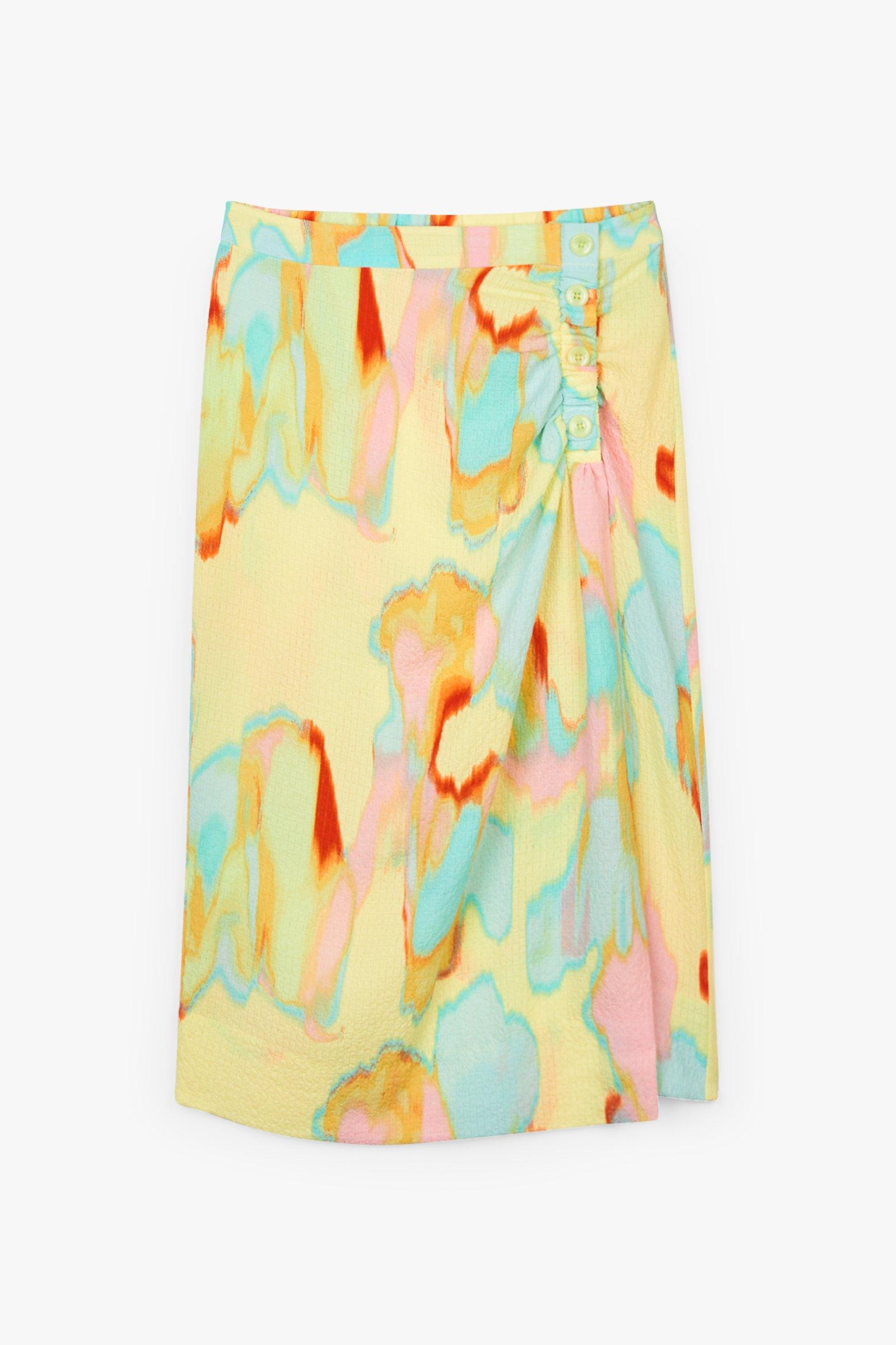 CKS Dames - LIPPY - midi skirt - yellow