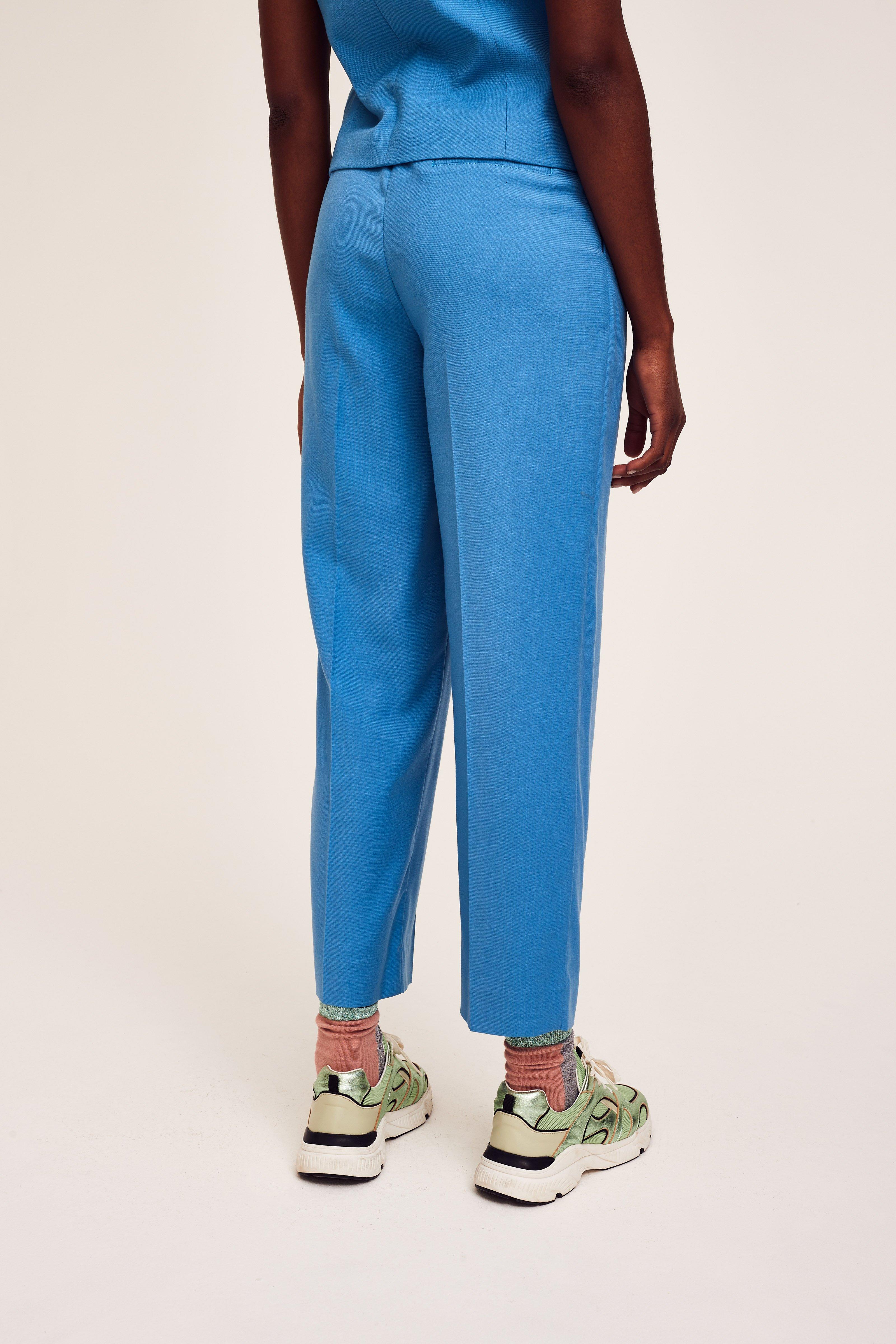 CKS Dames - LAHTI - pantalon à la cheville - bleu