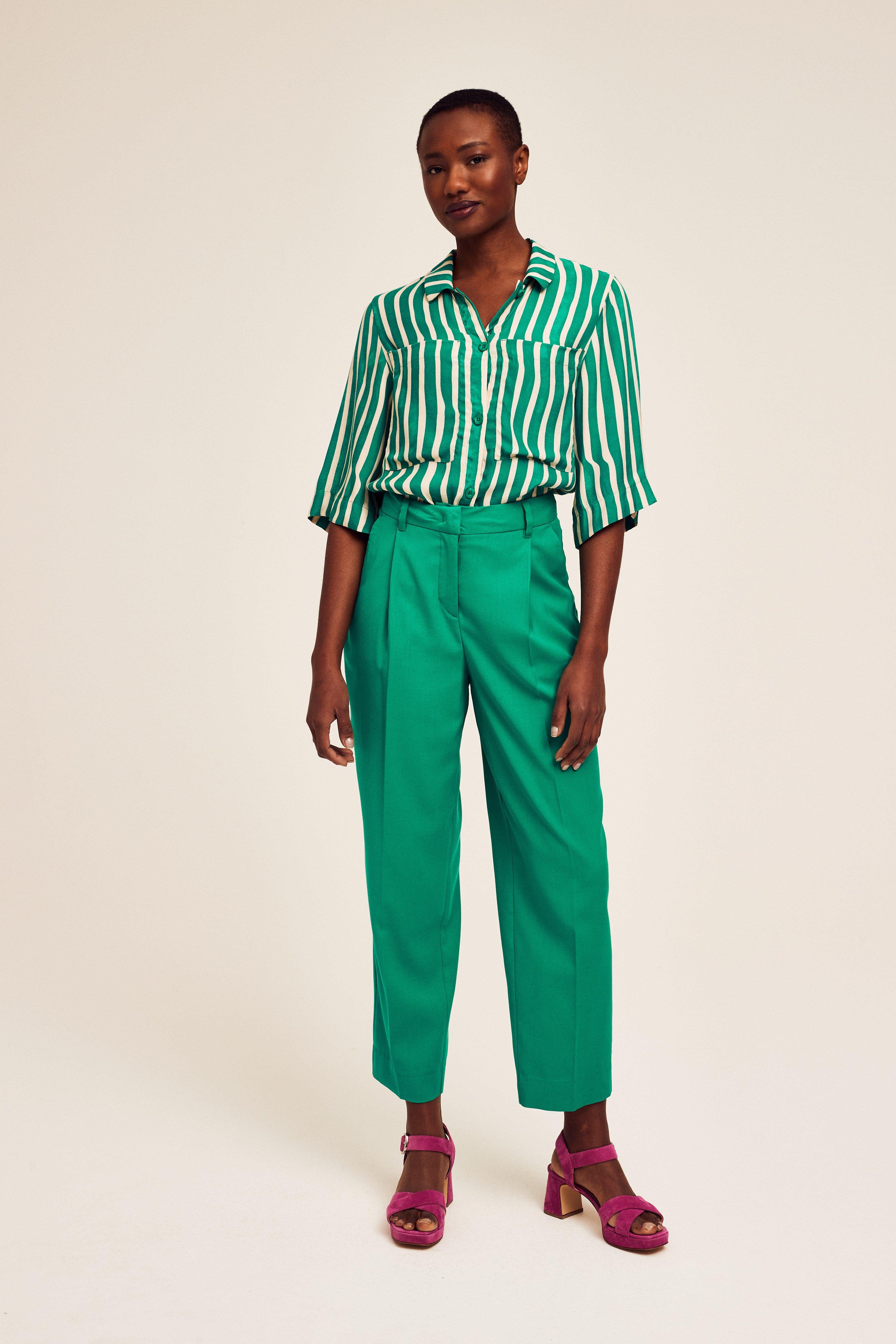 CKS Dames - LAHTI - pantalon à la cheville - khaki