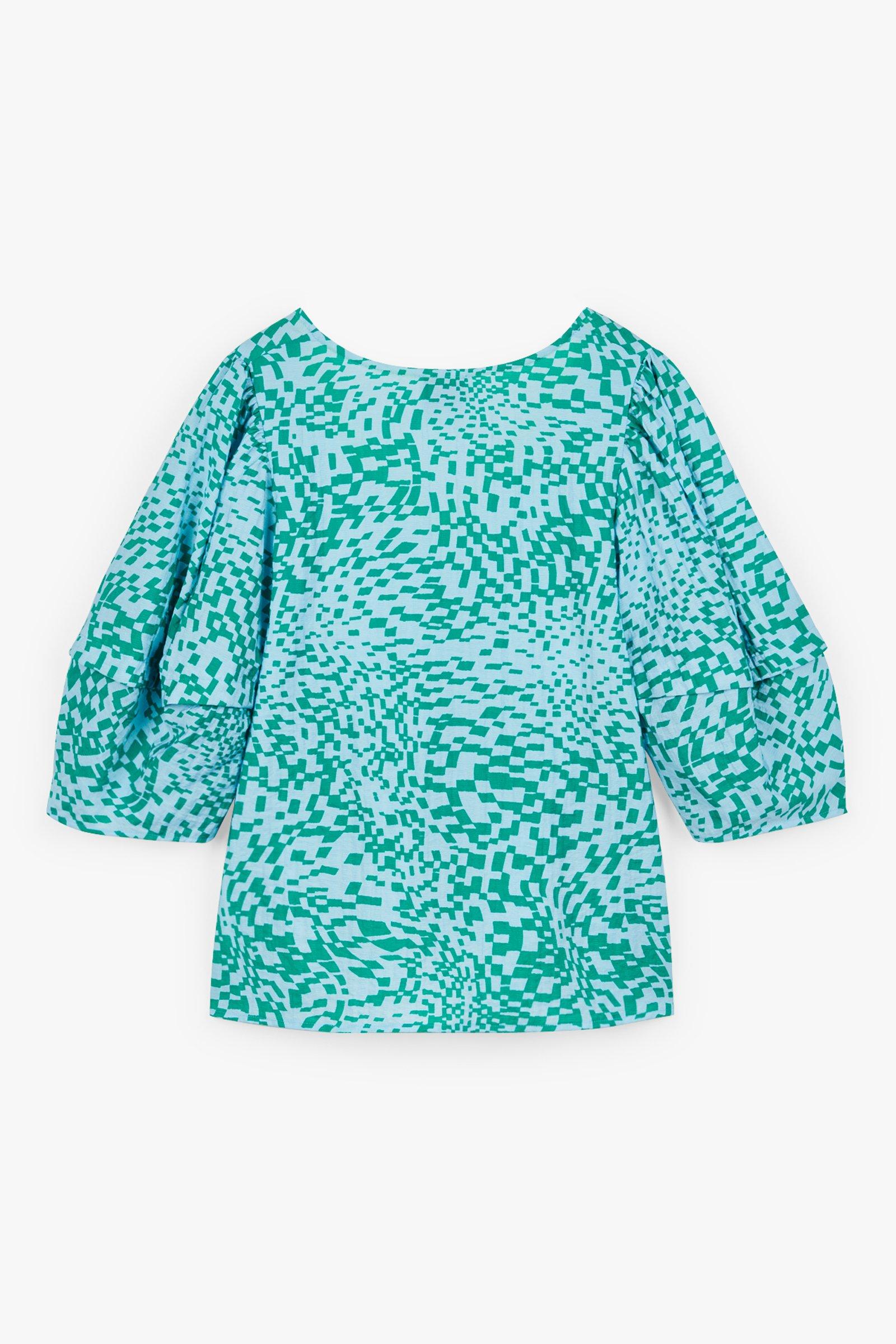 CKS Dames - IRIKA - blouse lange mouwen - blauw