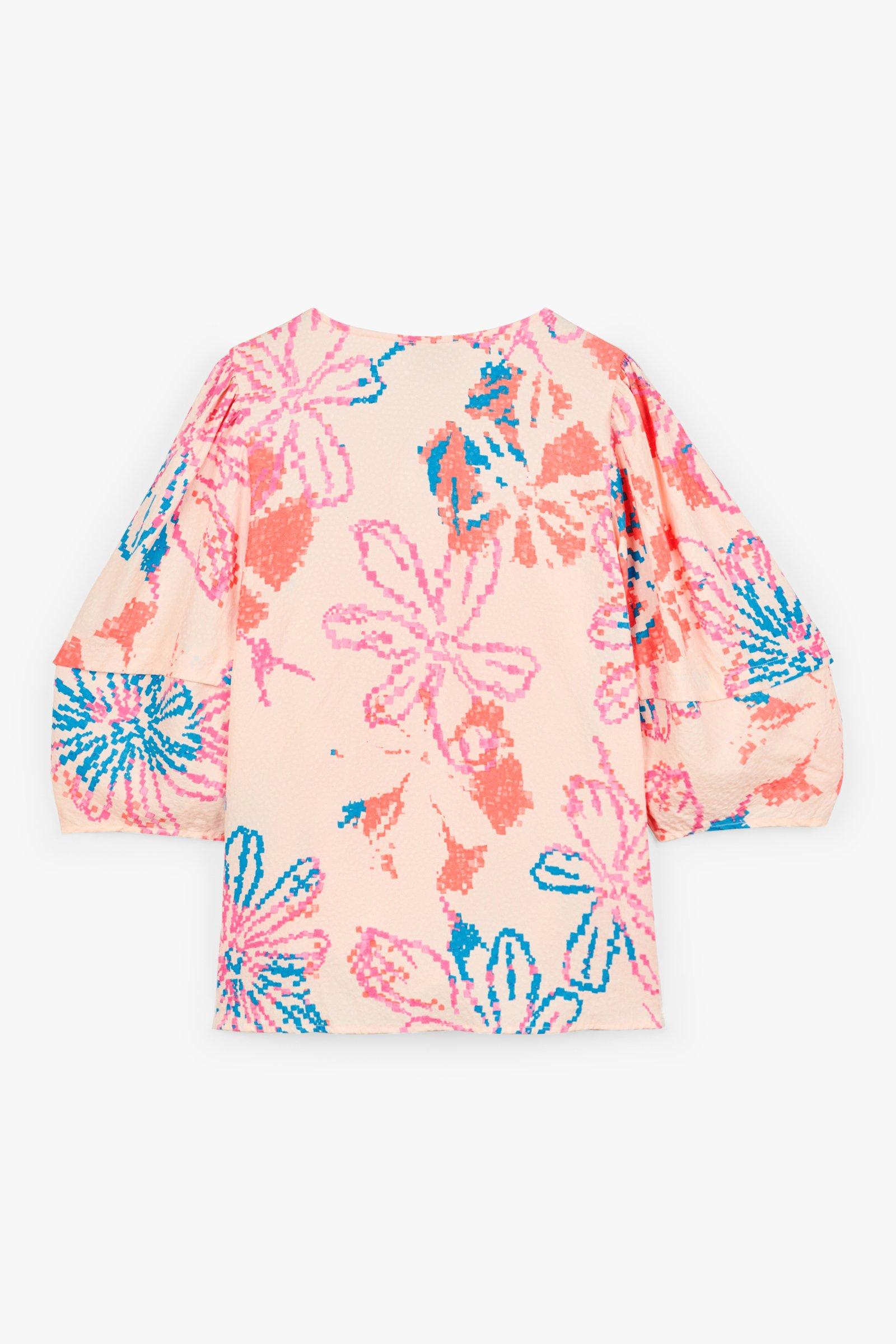 CKS Dames - IRIKA - Bluse Kurze Ärmel - Rosa
