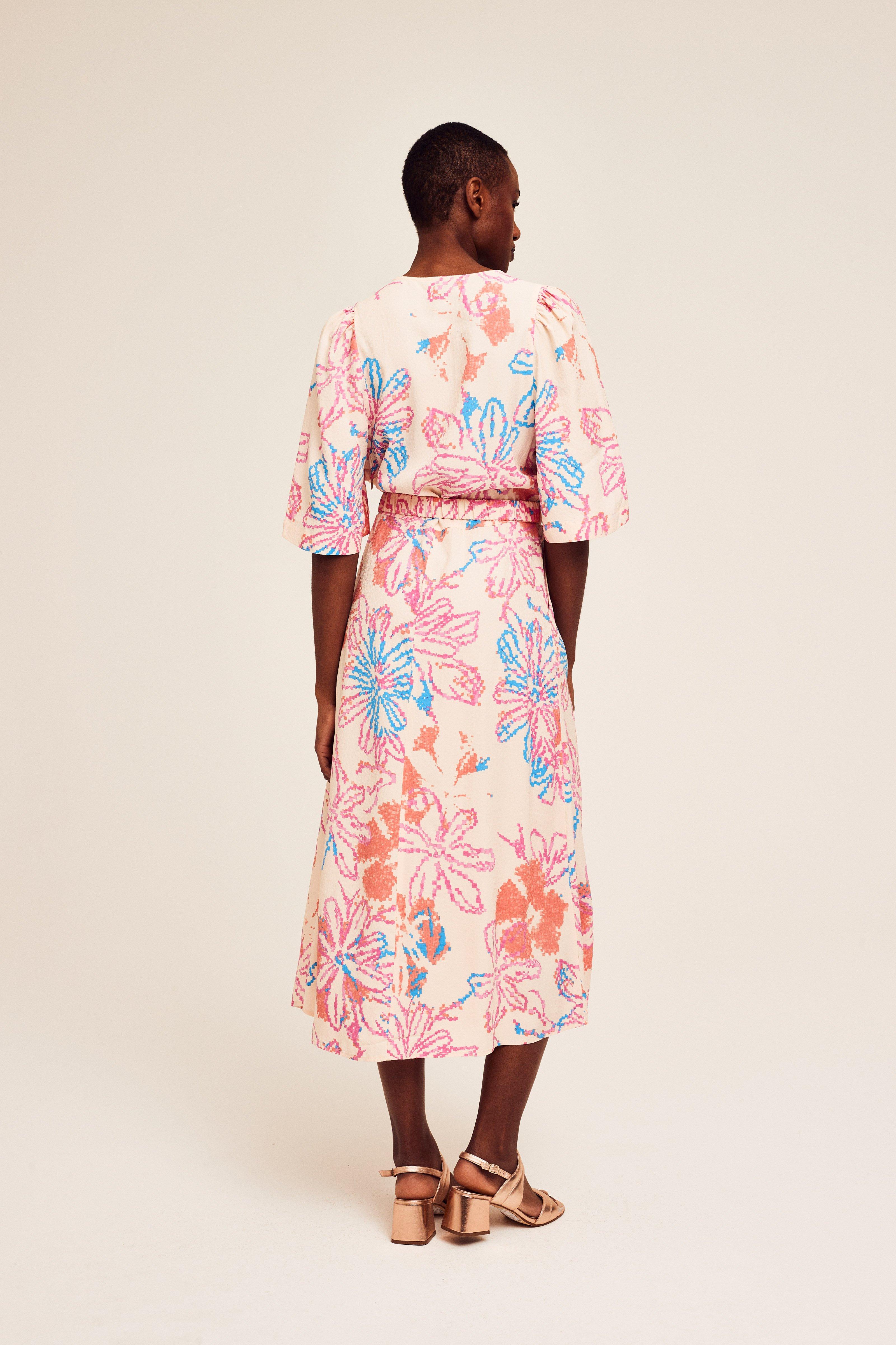 CKS Dames - SADIA - midi jurk - roze