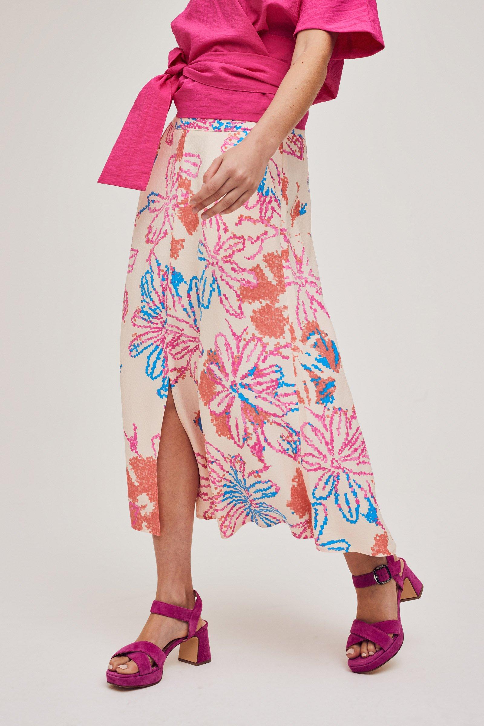 CKS Dames - SAWINA - midi skirt - pink