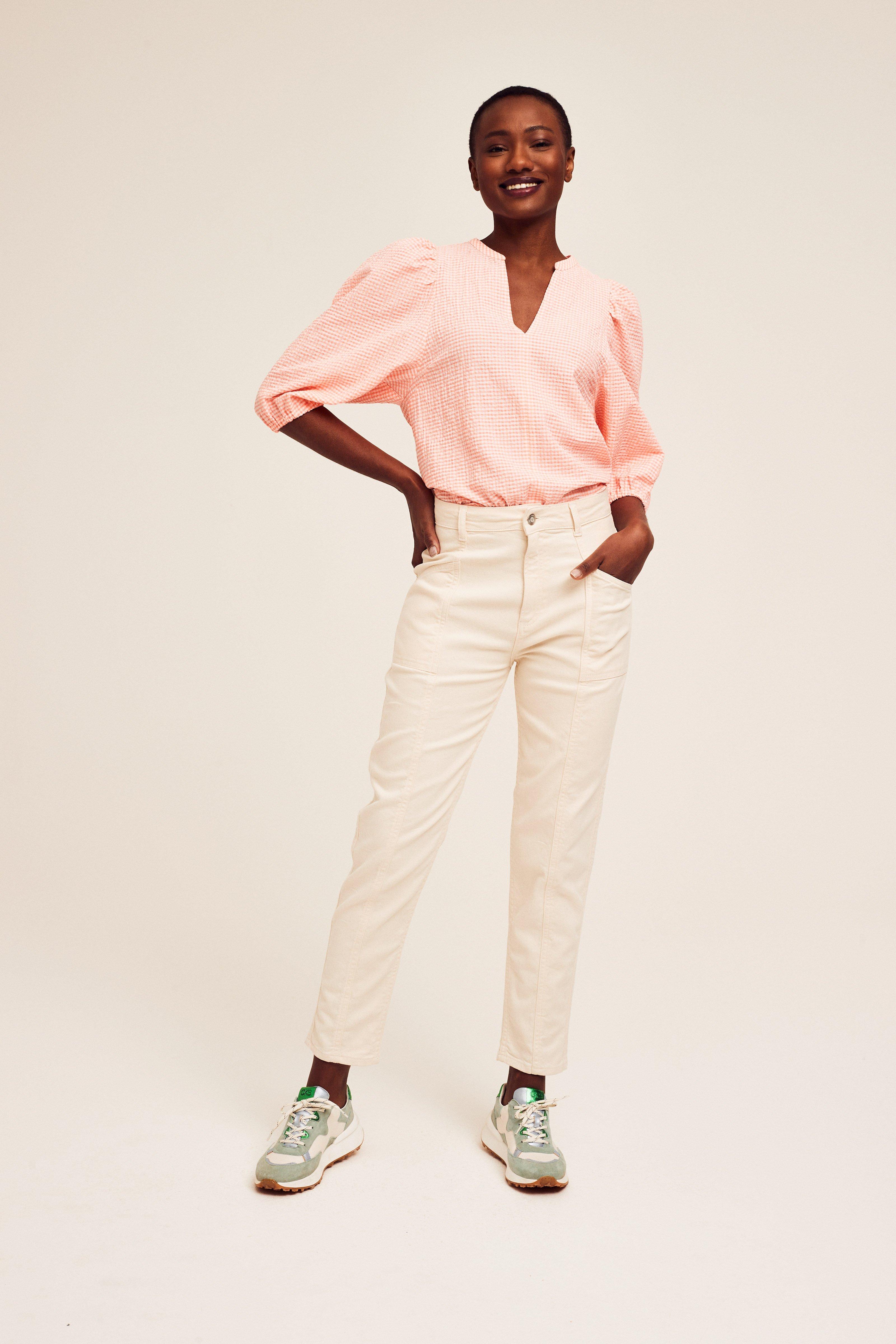 CKS Dames - BULANI - blouse short sleeves - bright orange