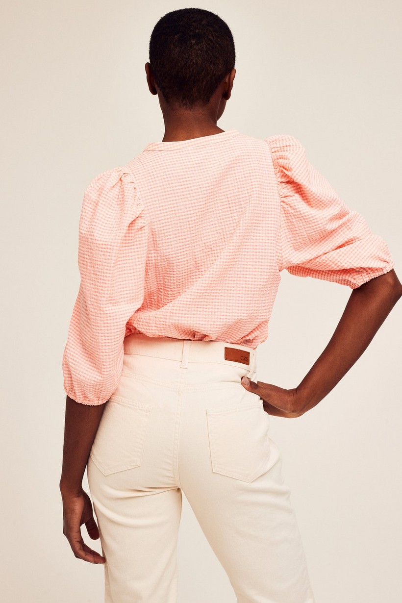 CKS Dames - BULANI - blouse short sleeves - bright orange